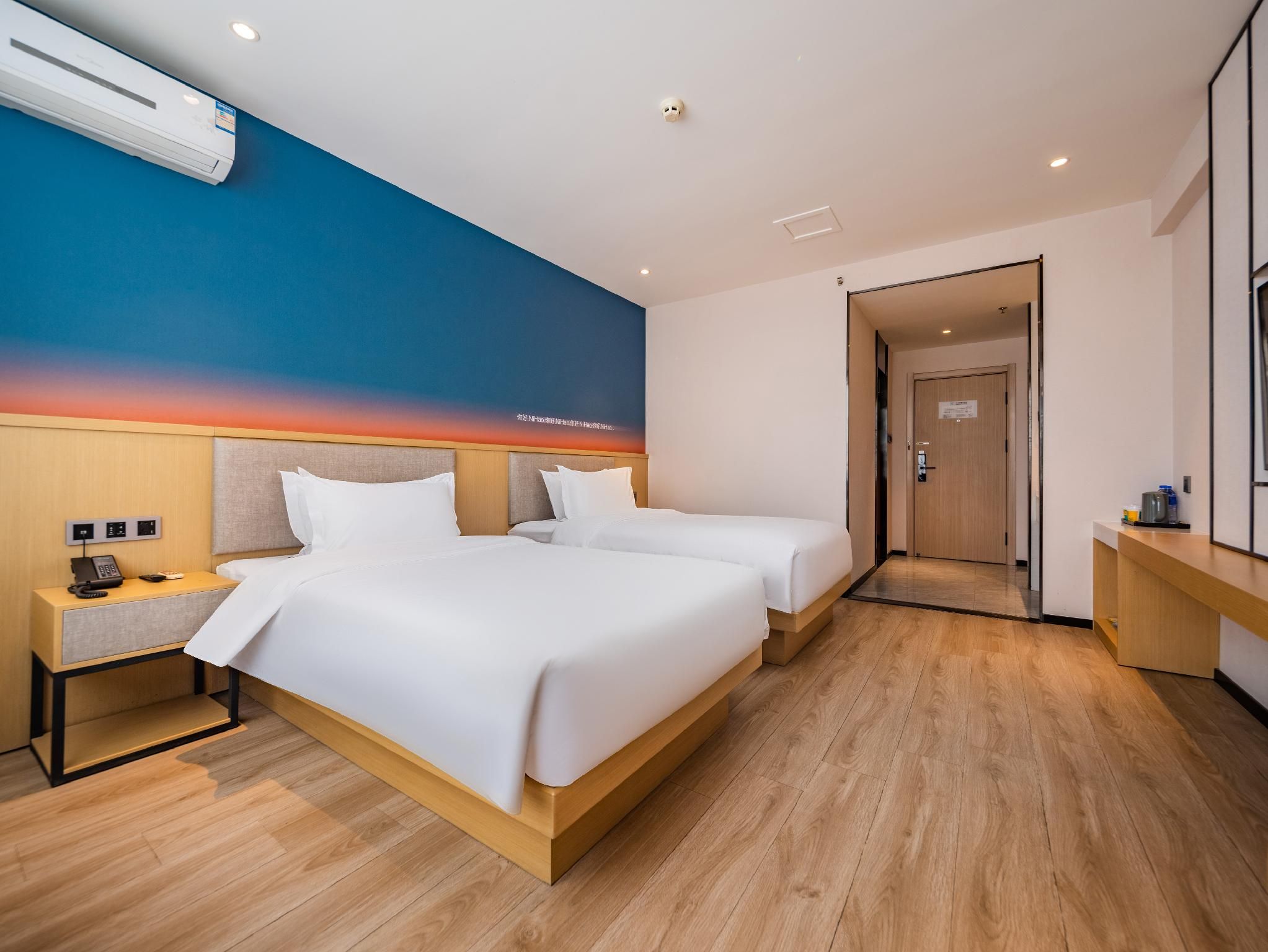 Nihao Hotel Yinchuan Ningyi University Affiliated Hospital South Bus Station Huazhu - Twin Room A 2