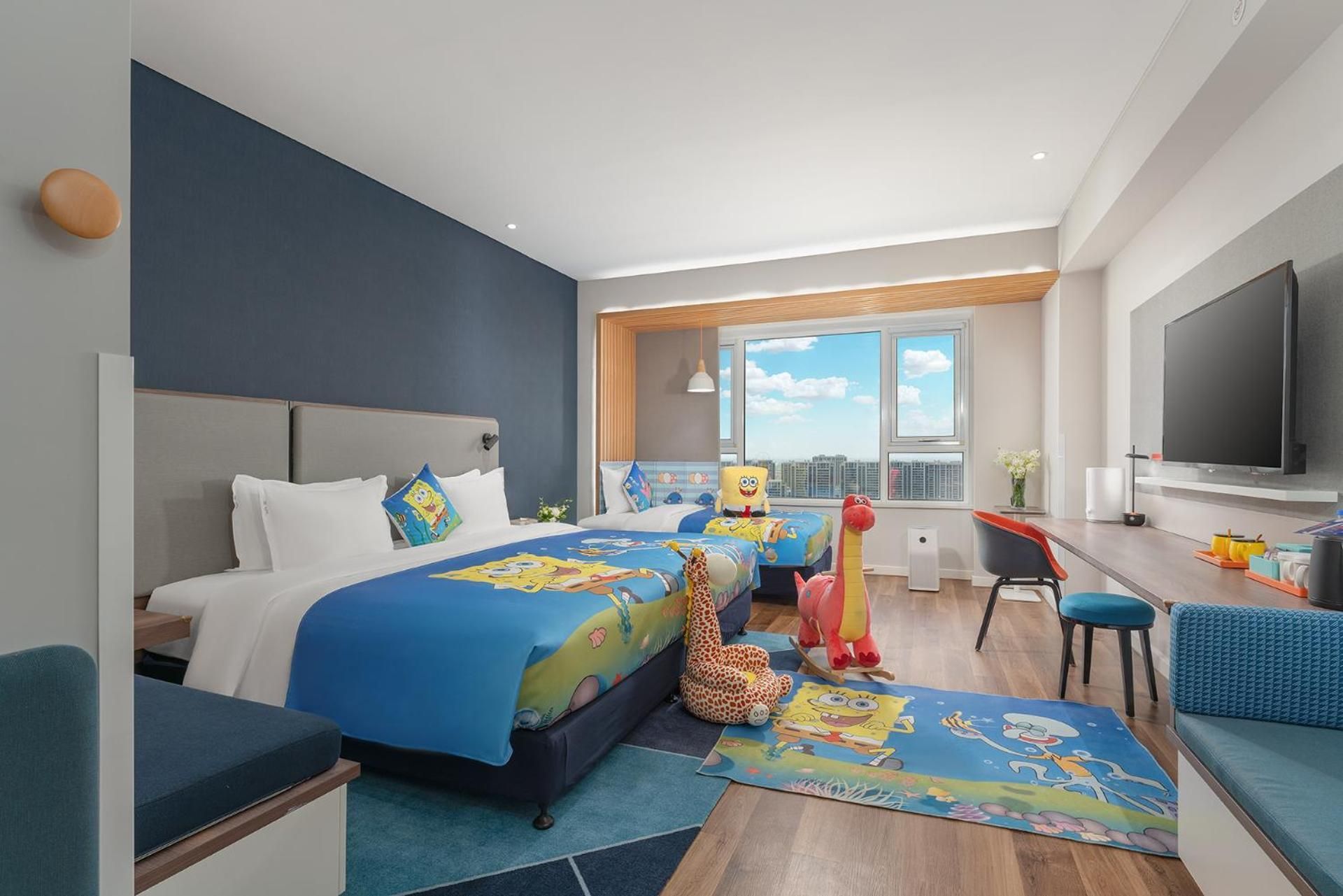 Standard Room with One King and One Twin Bed - City View