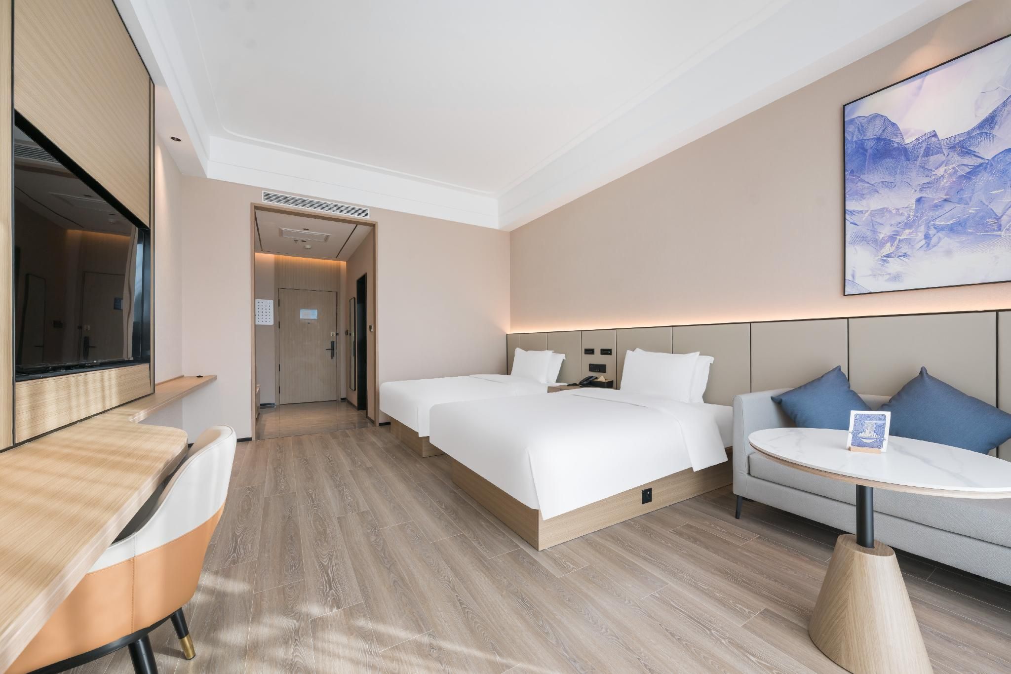 Starway Hotel Yinchuan Yuehai Xintaindi Wanda Plaza Huazhu - Superior Twin 3