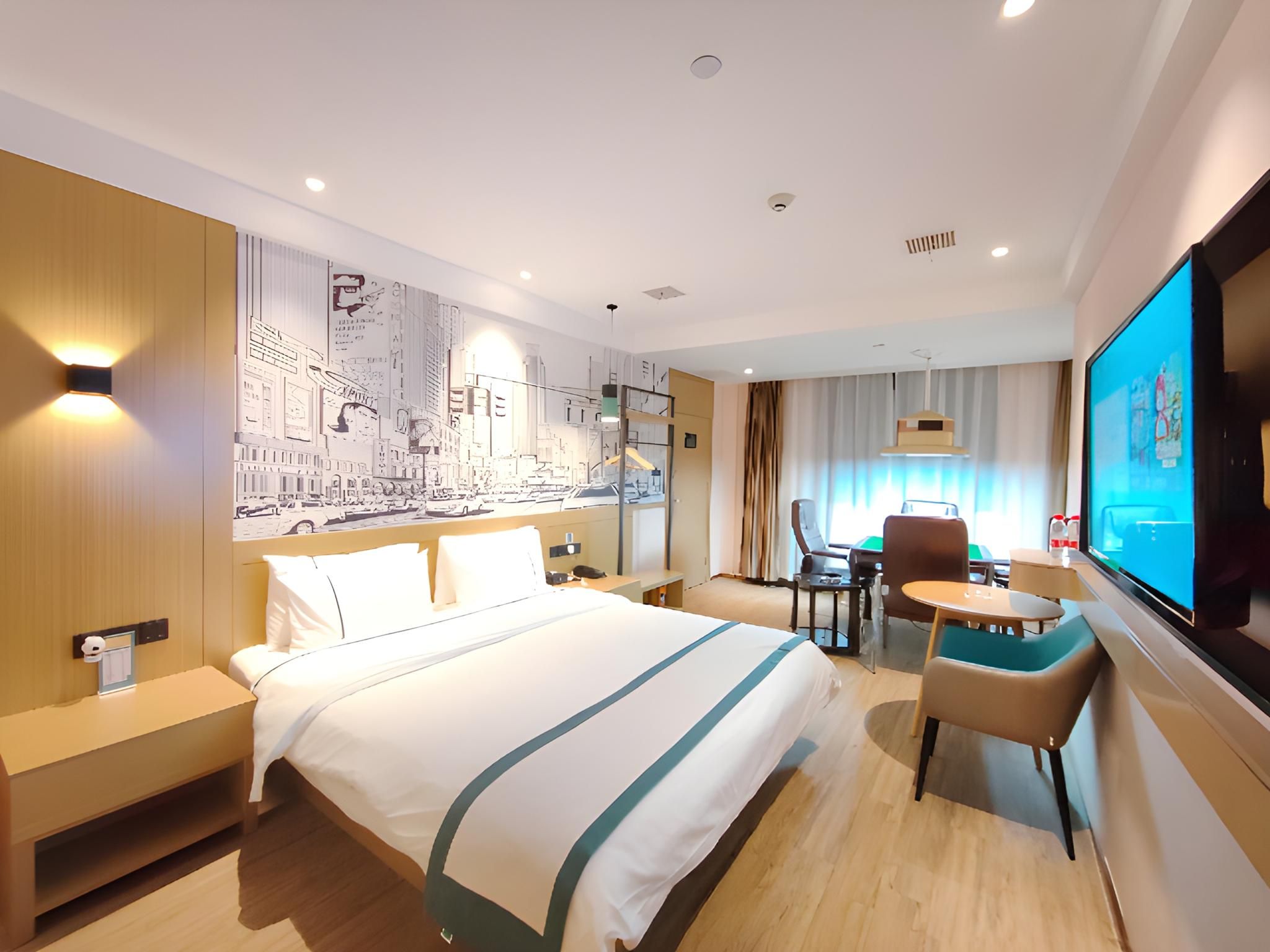 City Comfort Inn Yueyang Linxiang Dossen - Zhineng Bed Room