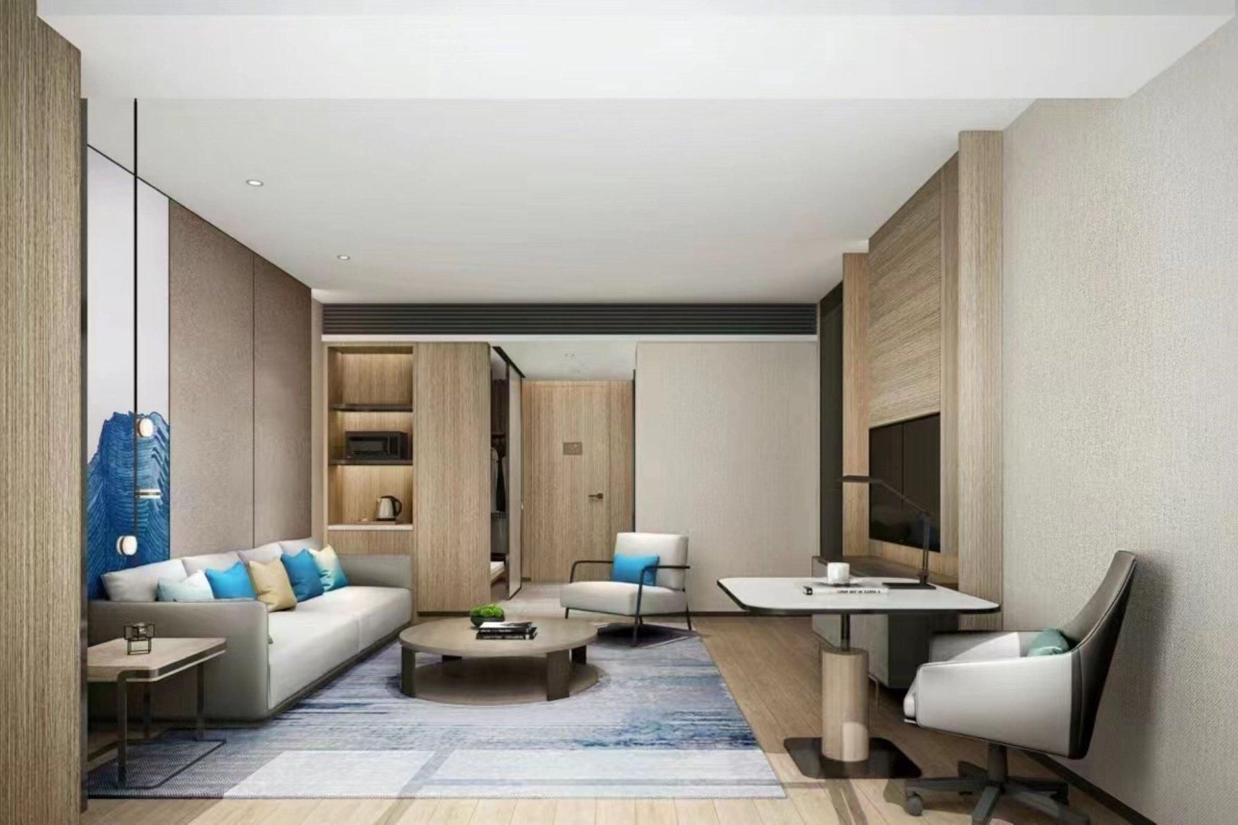 Plaza Suite, Suite, 1 King, Garden view