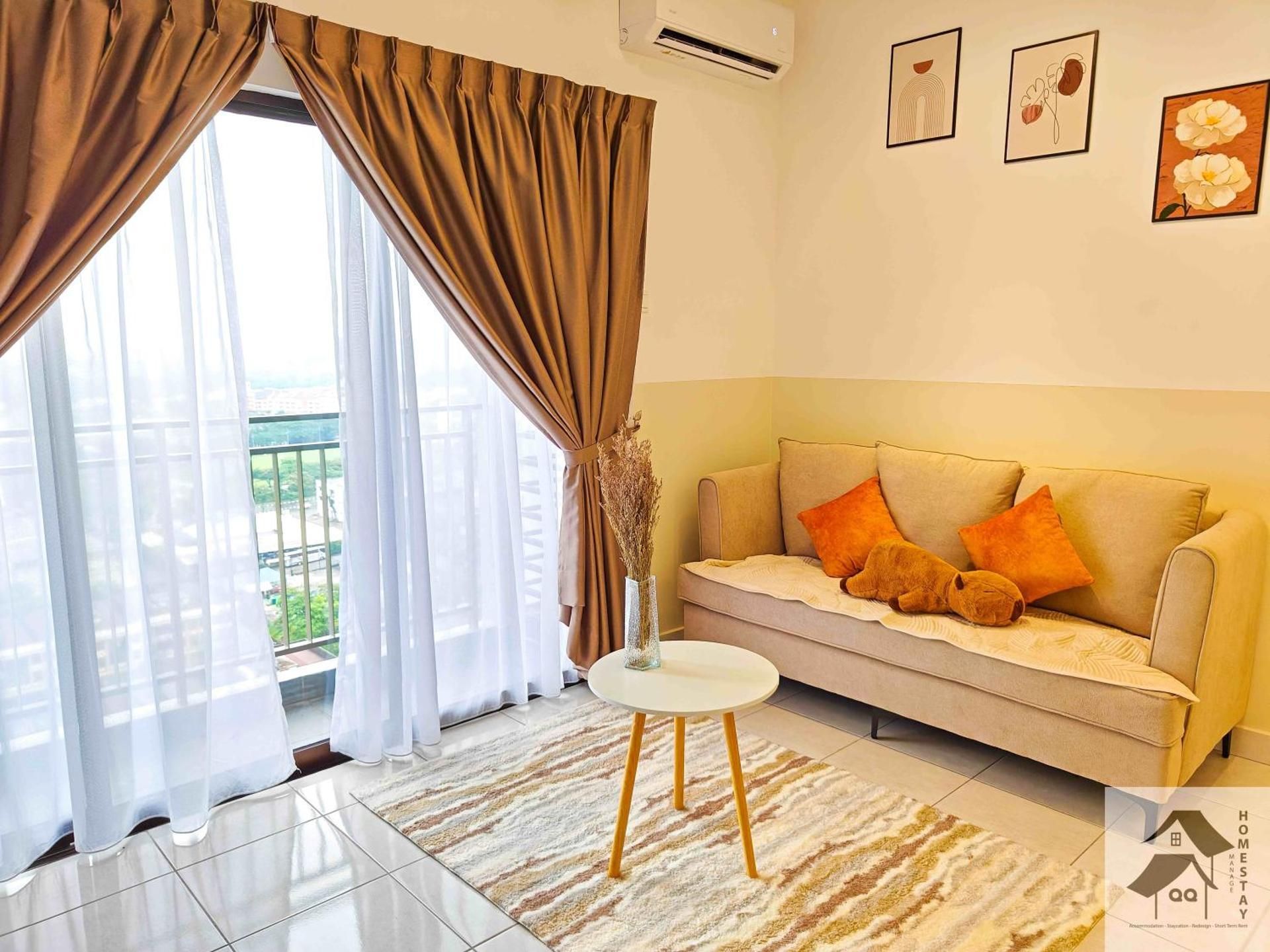 Two-Bedroom Apartment with City View