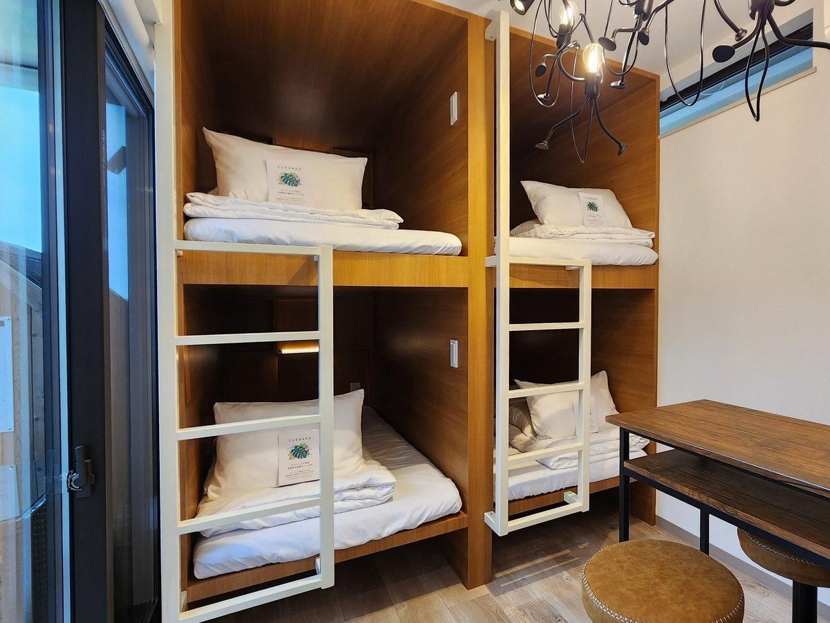 Quad Room with 4 Single Beds - Room105