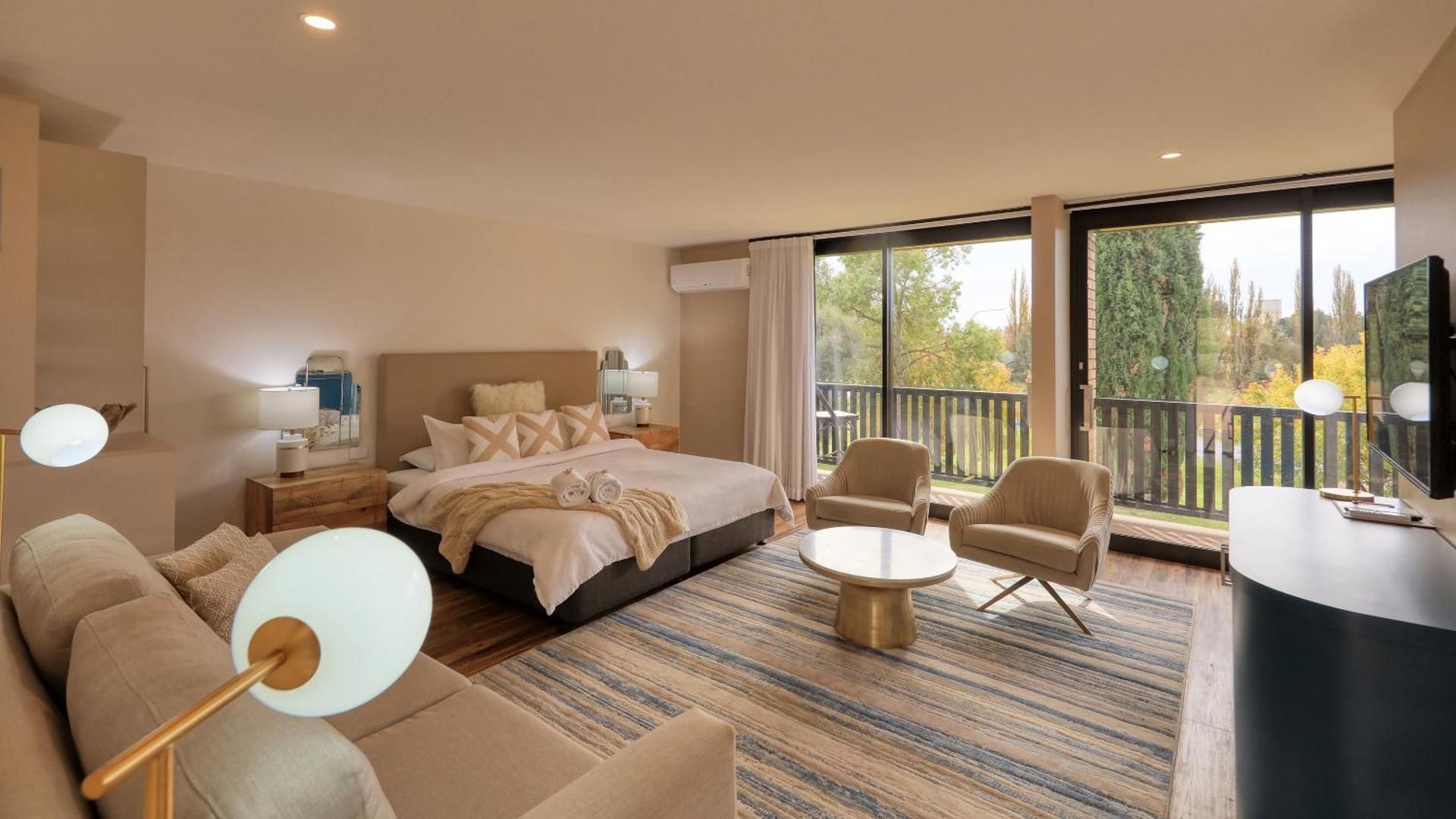 Studio, King and Sofa Bed