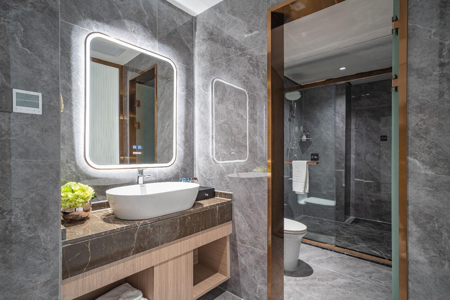 Poltton International Service Apartment Zhanjiang Xuwen Chengdong Avenue Dossen - Bed Room With City View 3