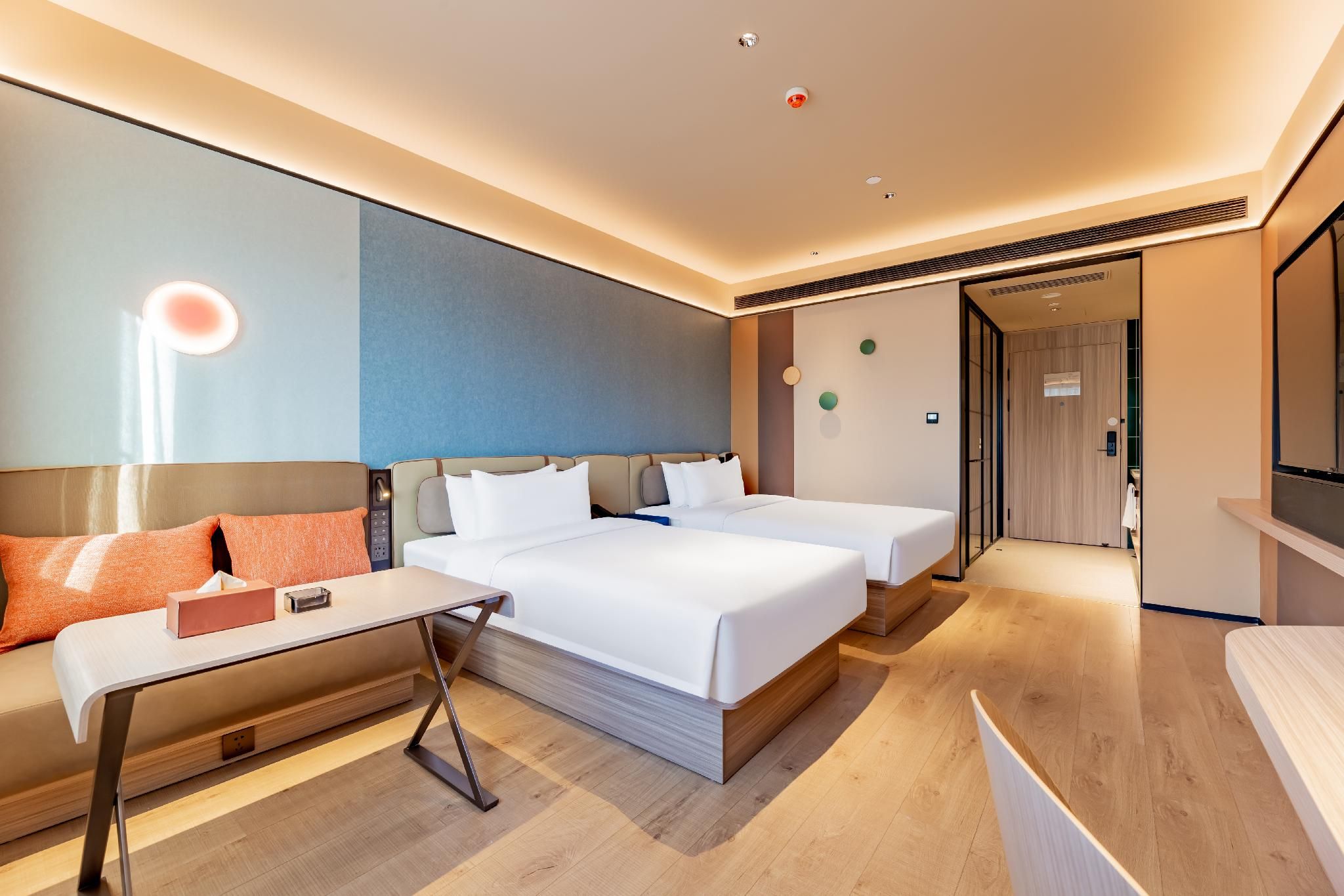 Orange Hotel Ordos Kangbashi Municipal Government Senior Twin Room-Family