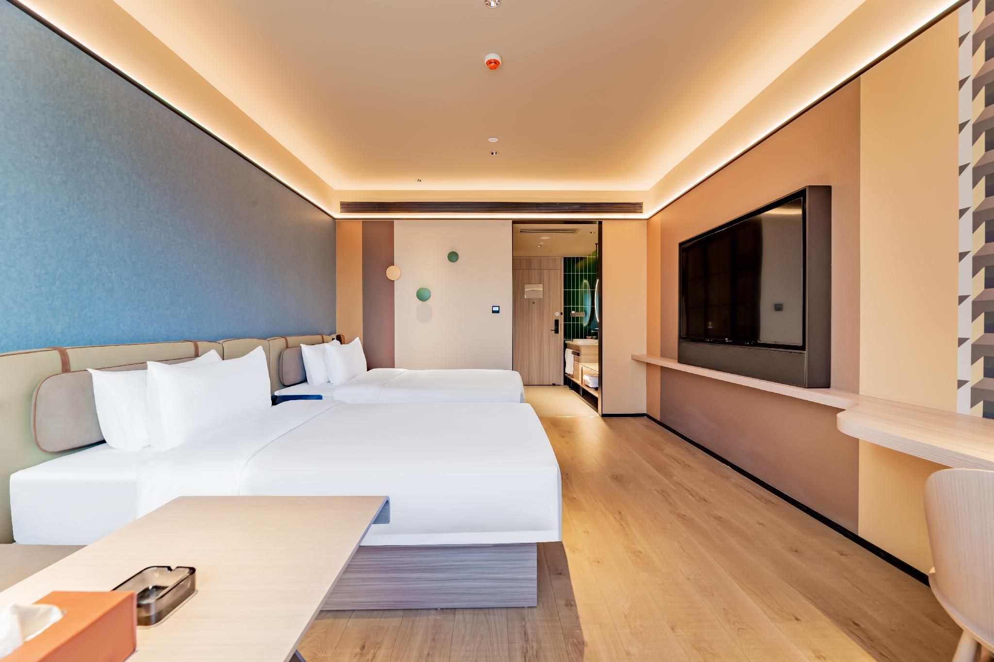 Orange Hotel Ordos Kangbashi Municipal Government Senior Twin Room-Family 2