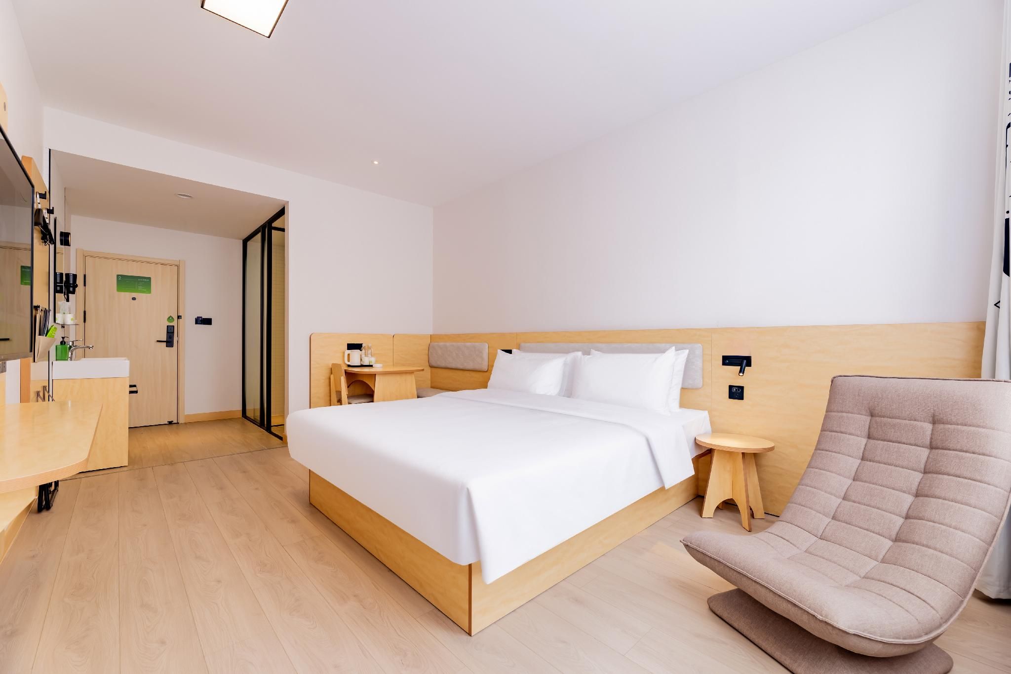 Hi Inn Hotel Ordos Yiqi Shopping Center Business Queen Bed Room