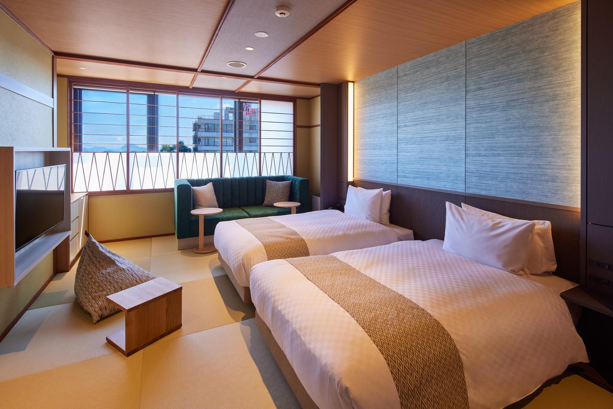 Tsukiyomi Japanese Style Twin Room Partial Lake View