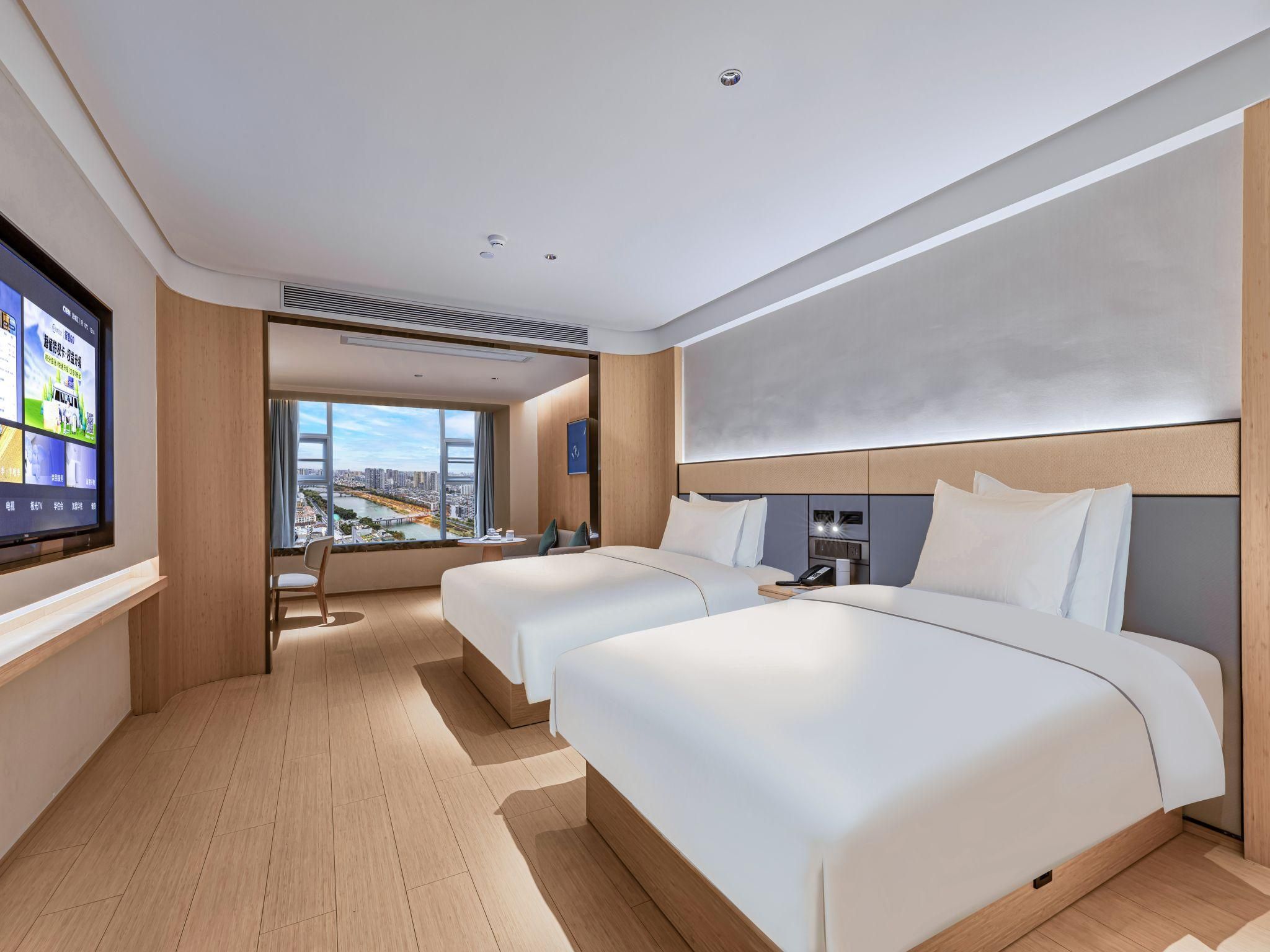 JI Hotel Mianyang Anchangqiao Pressure Release Twin Room with River View