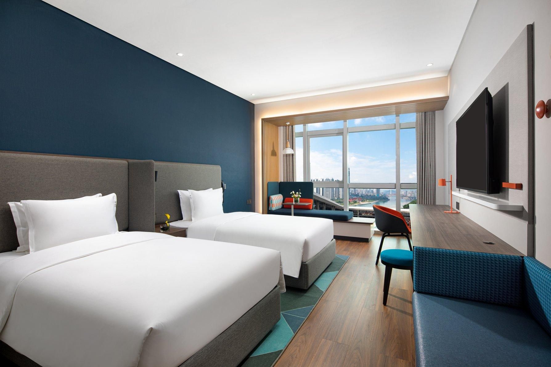 Holiday Inn Express Yibin By IHG 2 Twin Standard City View