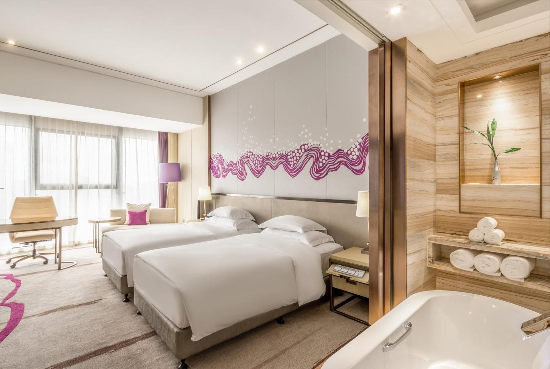 Premium Double Room with Two Double Beds - Lounge Access