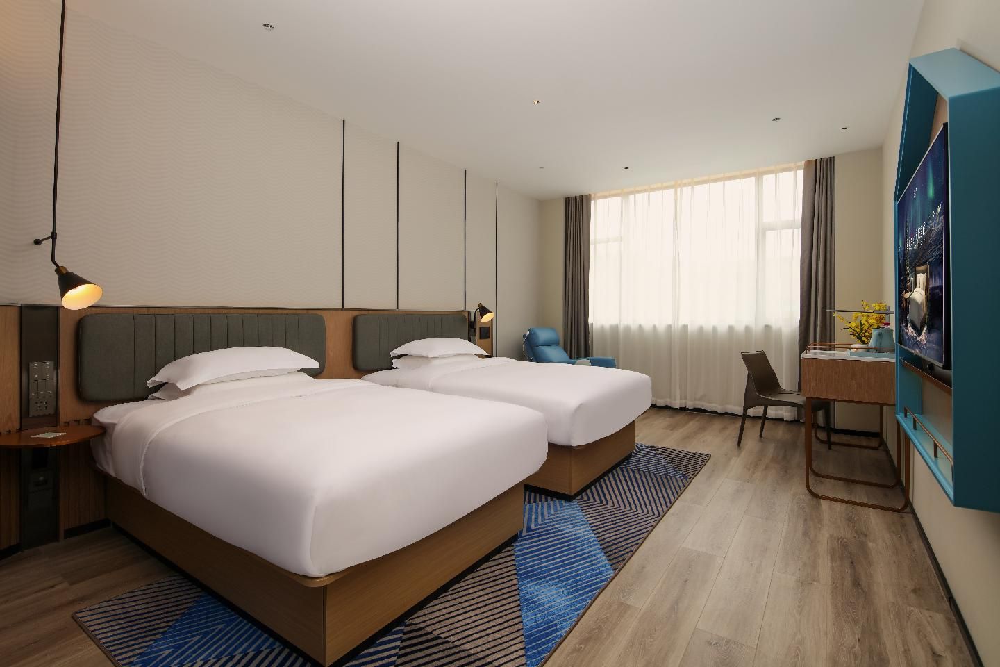 Echarm Hotel Yibin Xuzhou Luhu Palace Dossen - Standard Twin Room 2