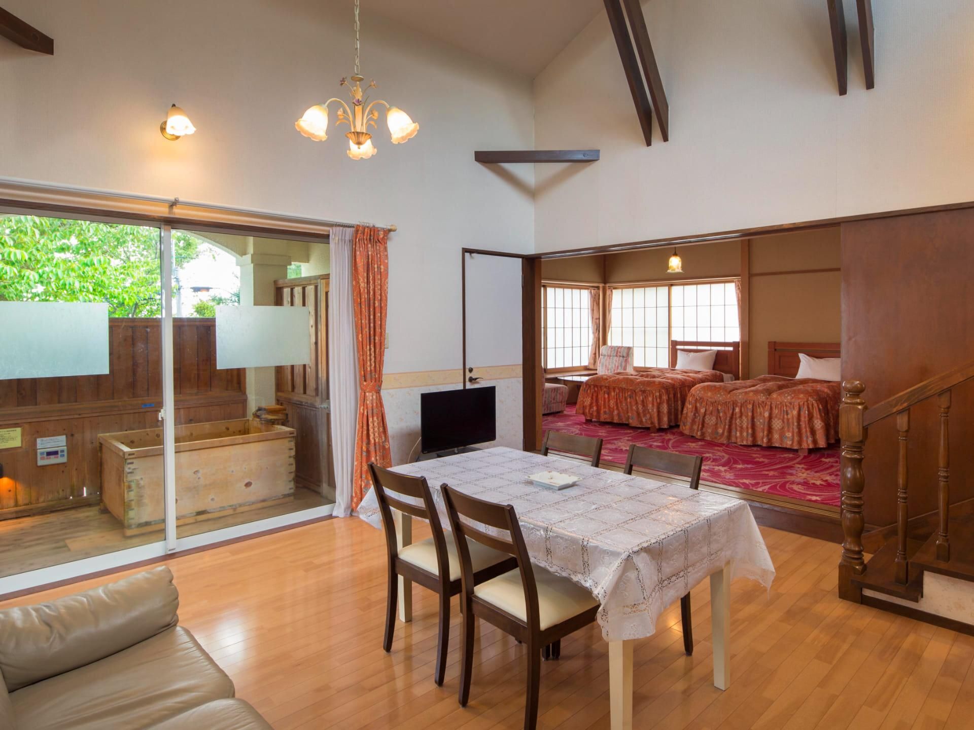 3LKD Cottage With Natural Hot Spring Open-Air Bath