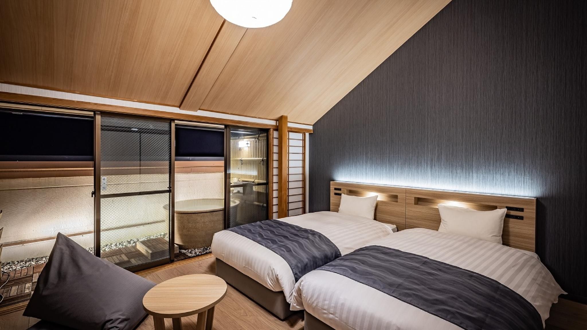 Twin Room with Open-air Bath
