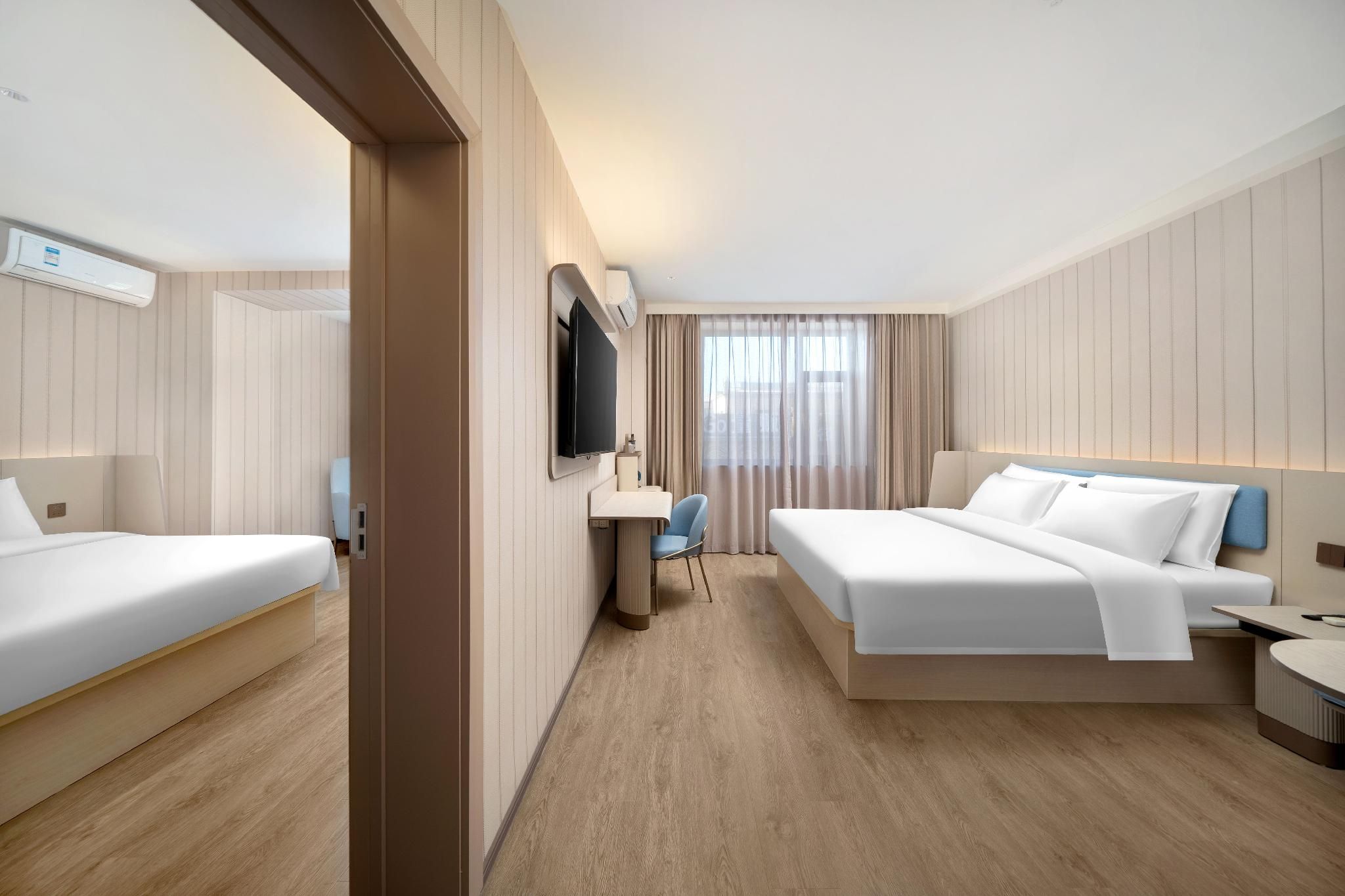 Hanting Hotel Daqing Wanda Ironman Square Luxury Room, 2 Single Beds 2
