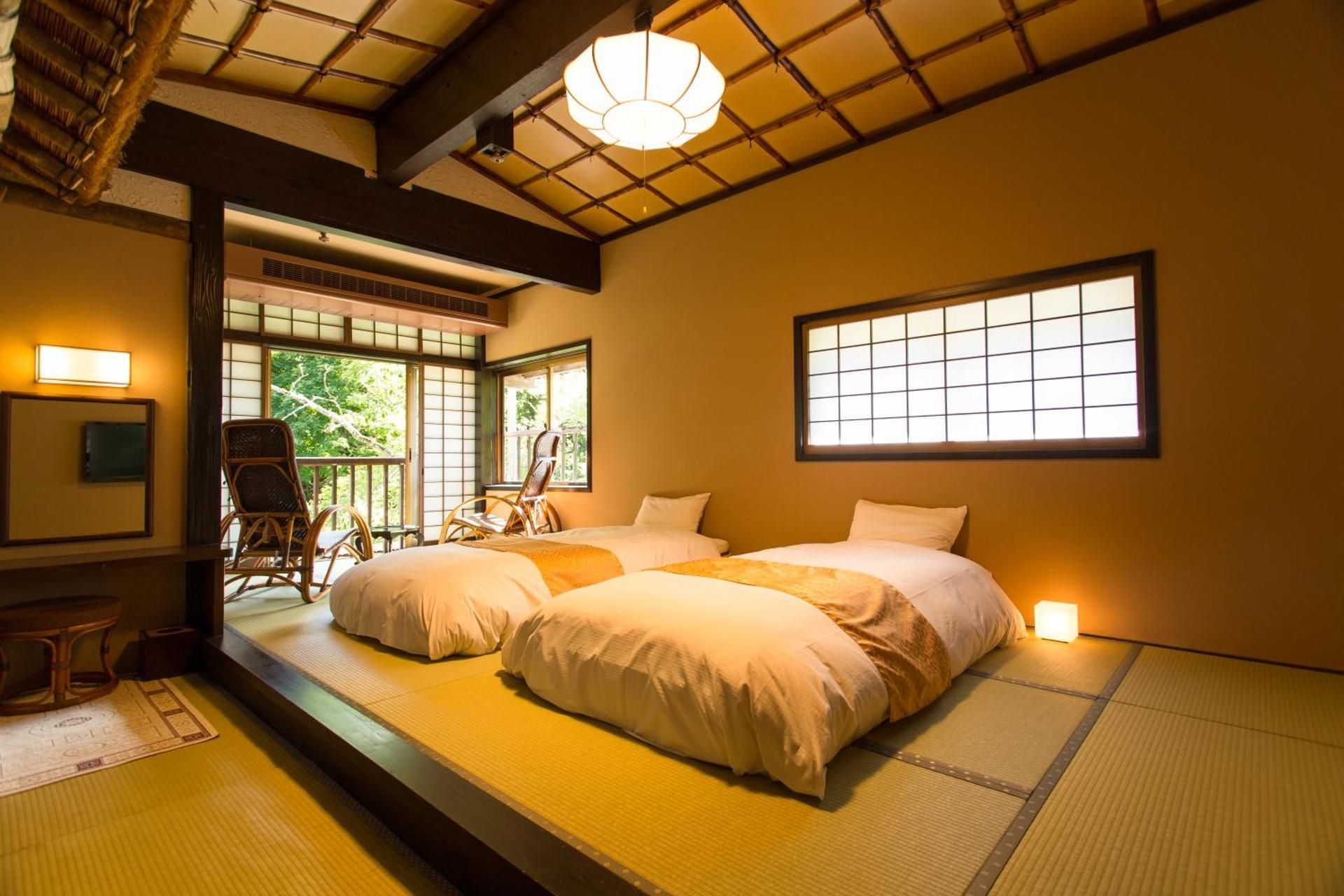 Japanese-Style Room with Semi Open-Air Bath