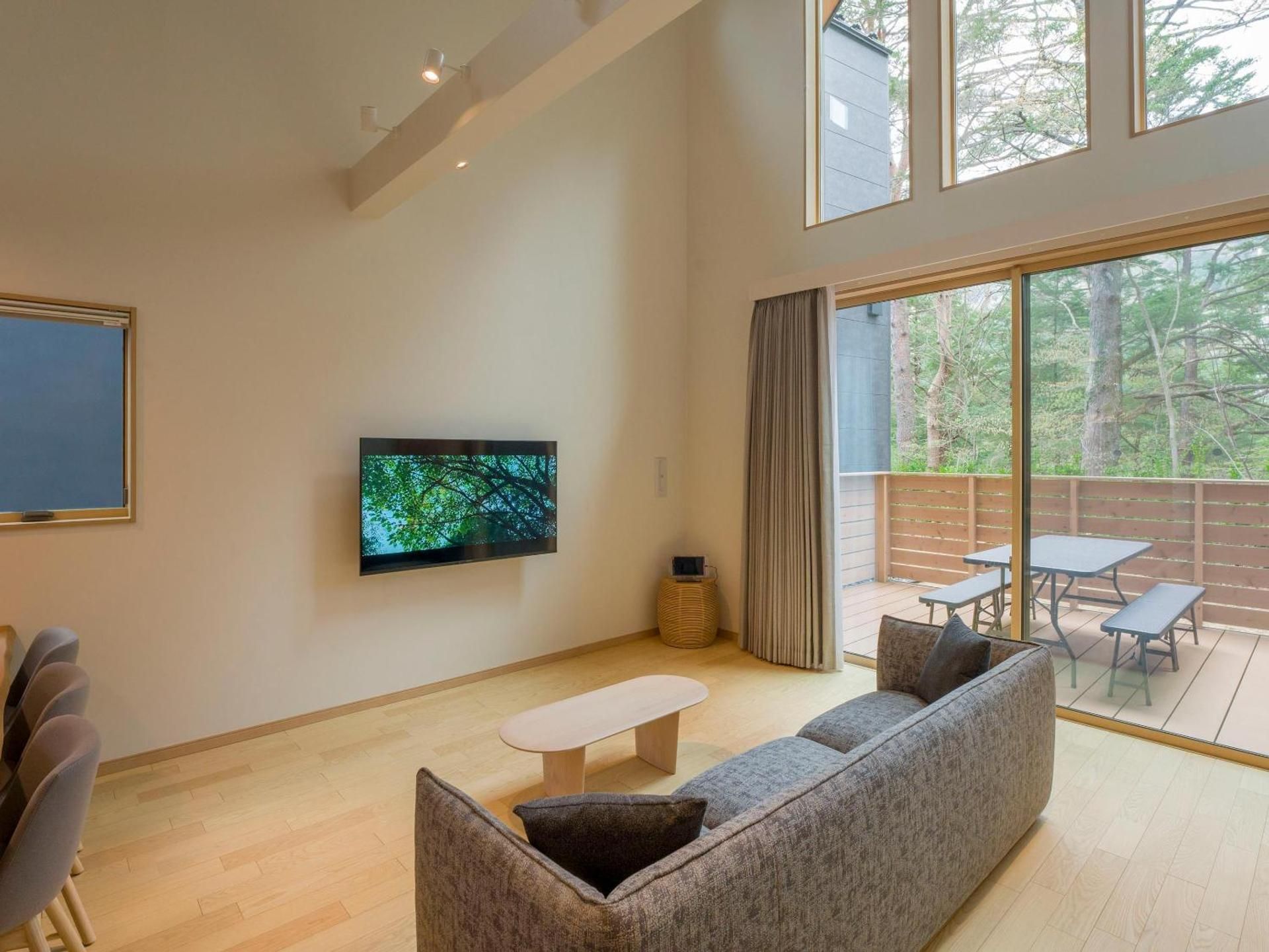 E type：Natural hot springs, bedrock bath bed [Villa]
