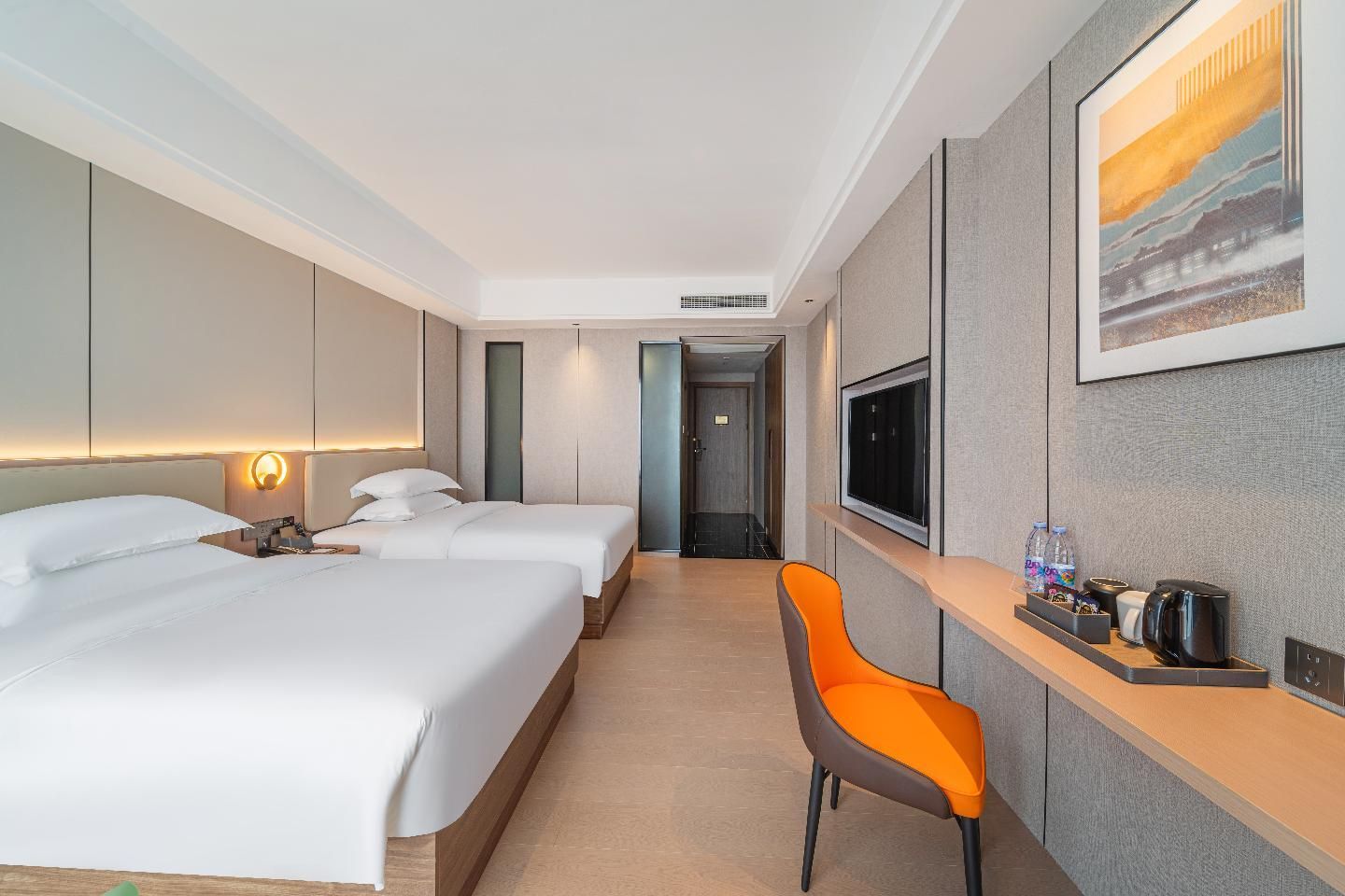 Poltton International Service Apartment Yangjiang Bus Terminal Jinshan Road Dossen - Zhineng Deluxe Twin 2