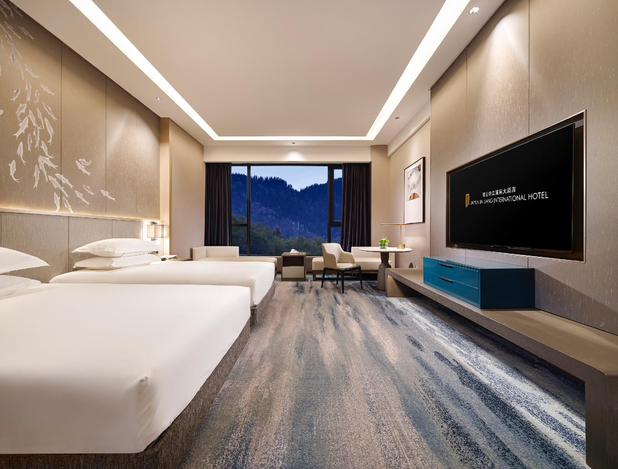 Jinyun Jingjiang International Hotel Deluxe Twin Room 2