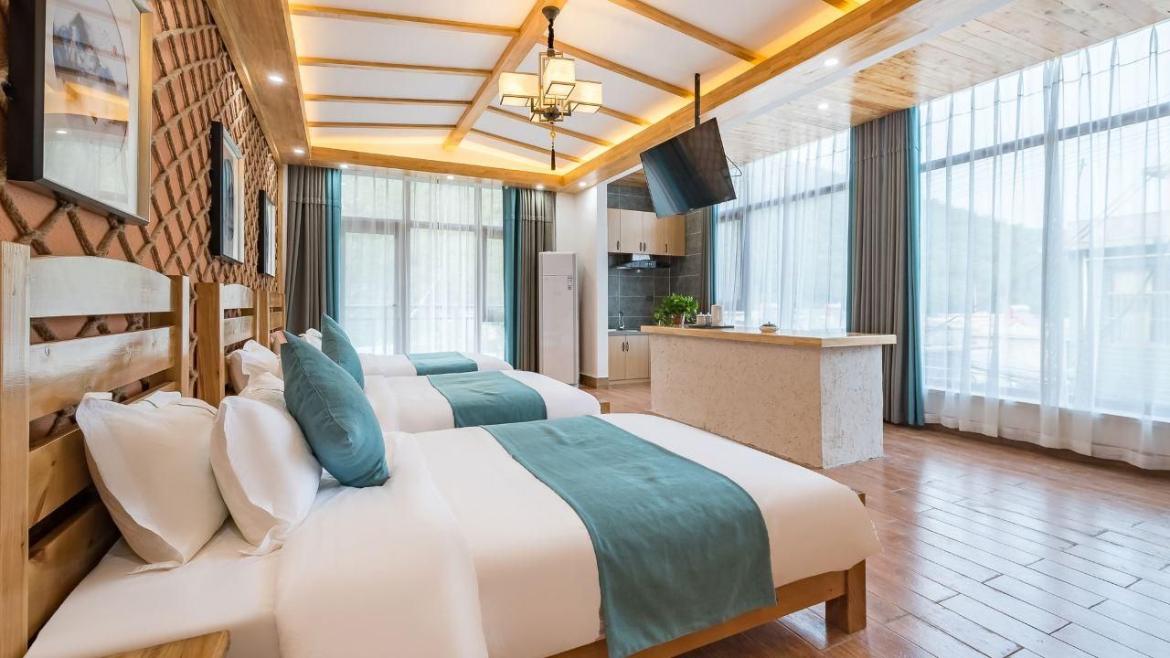 Triple - Room With A Large Bed And A Bunk Bed