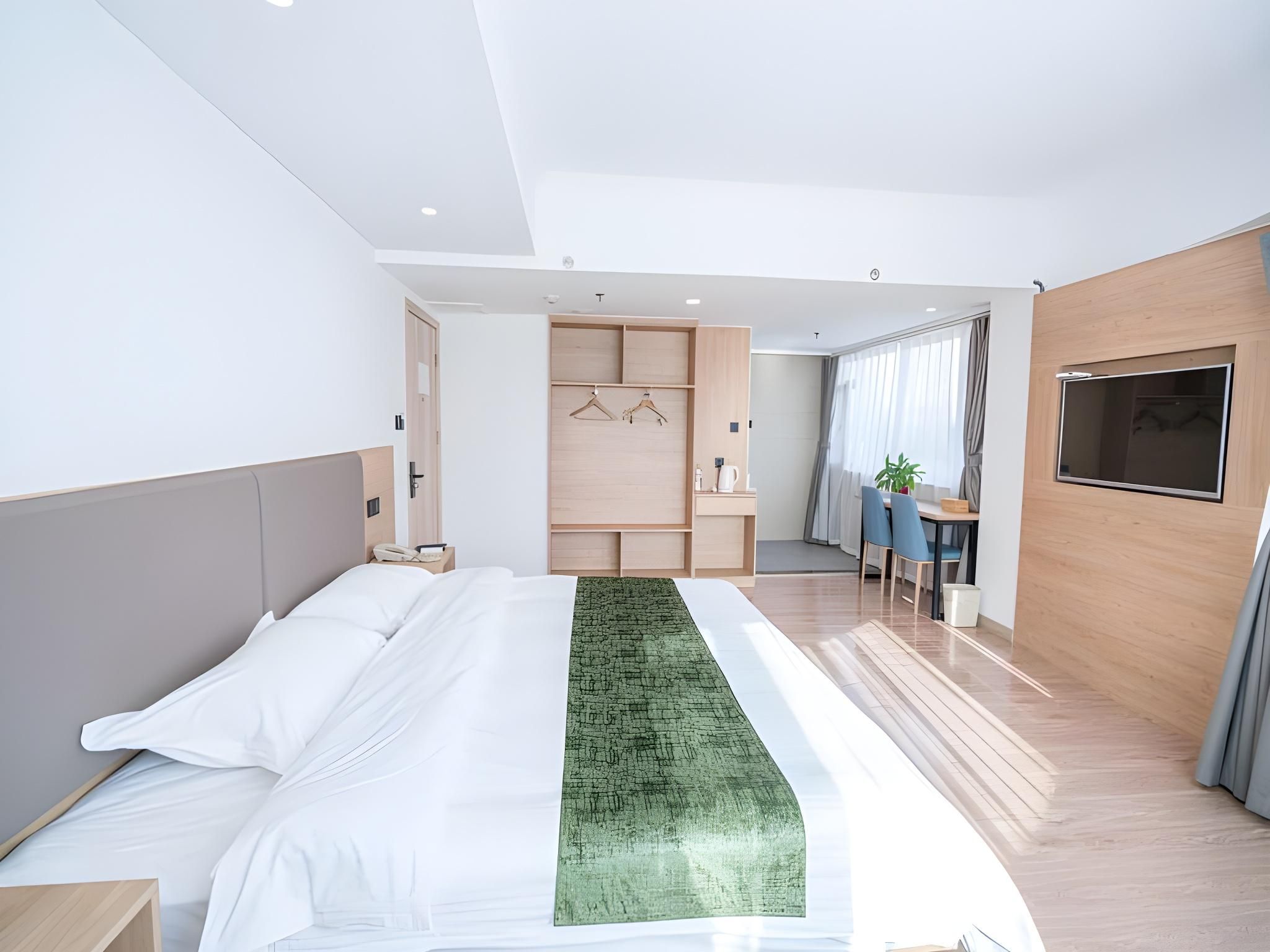 GreenTree Inn Shandong Rizhao University City Express Hotel Queen Room with View