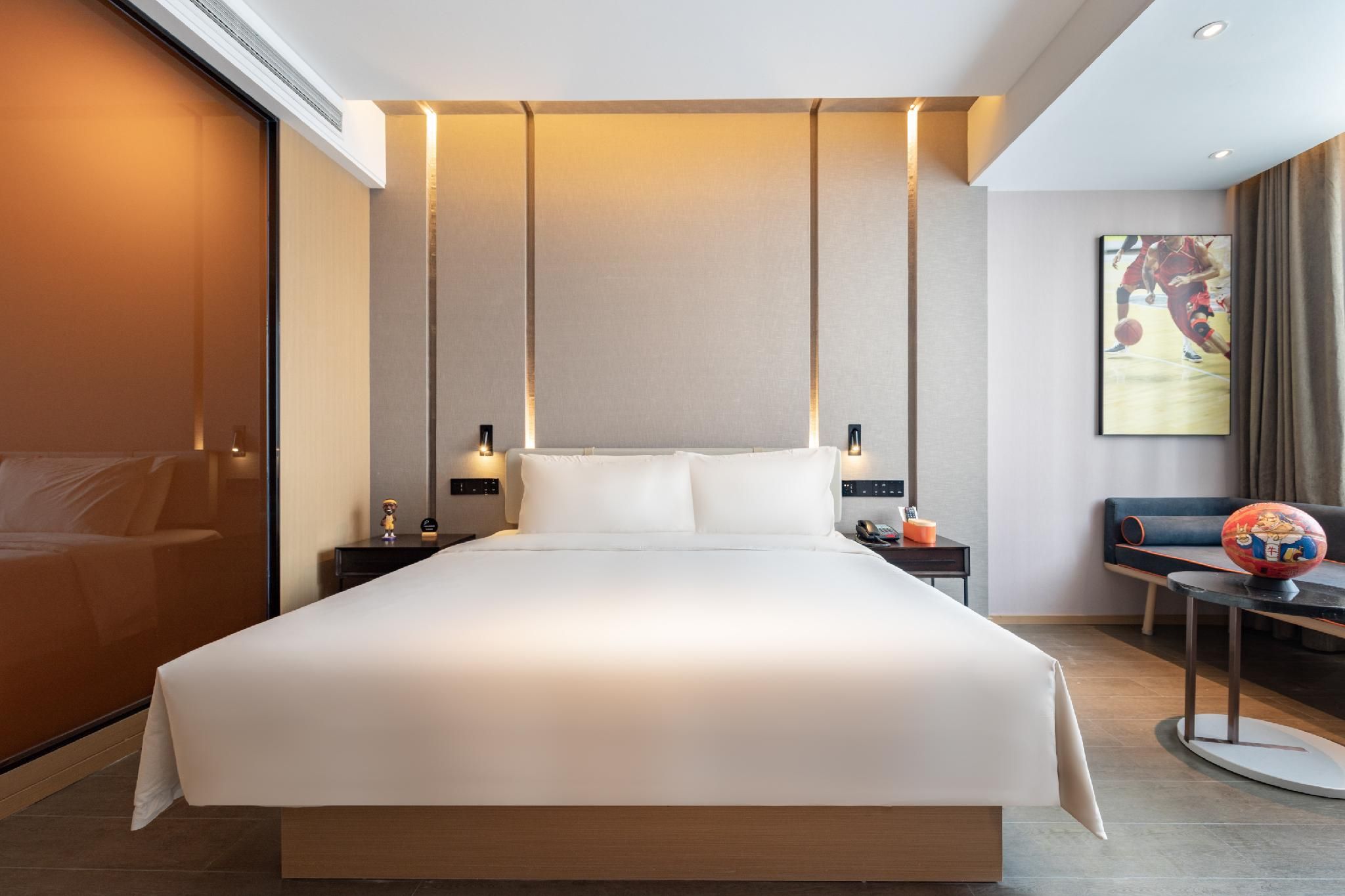 Atour Hotel Rizhao Municipal Government Wanpingkou Basketball Atour - JIMU Queen Room