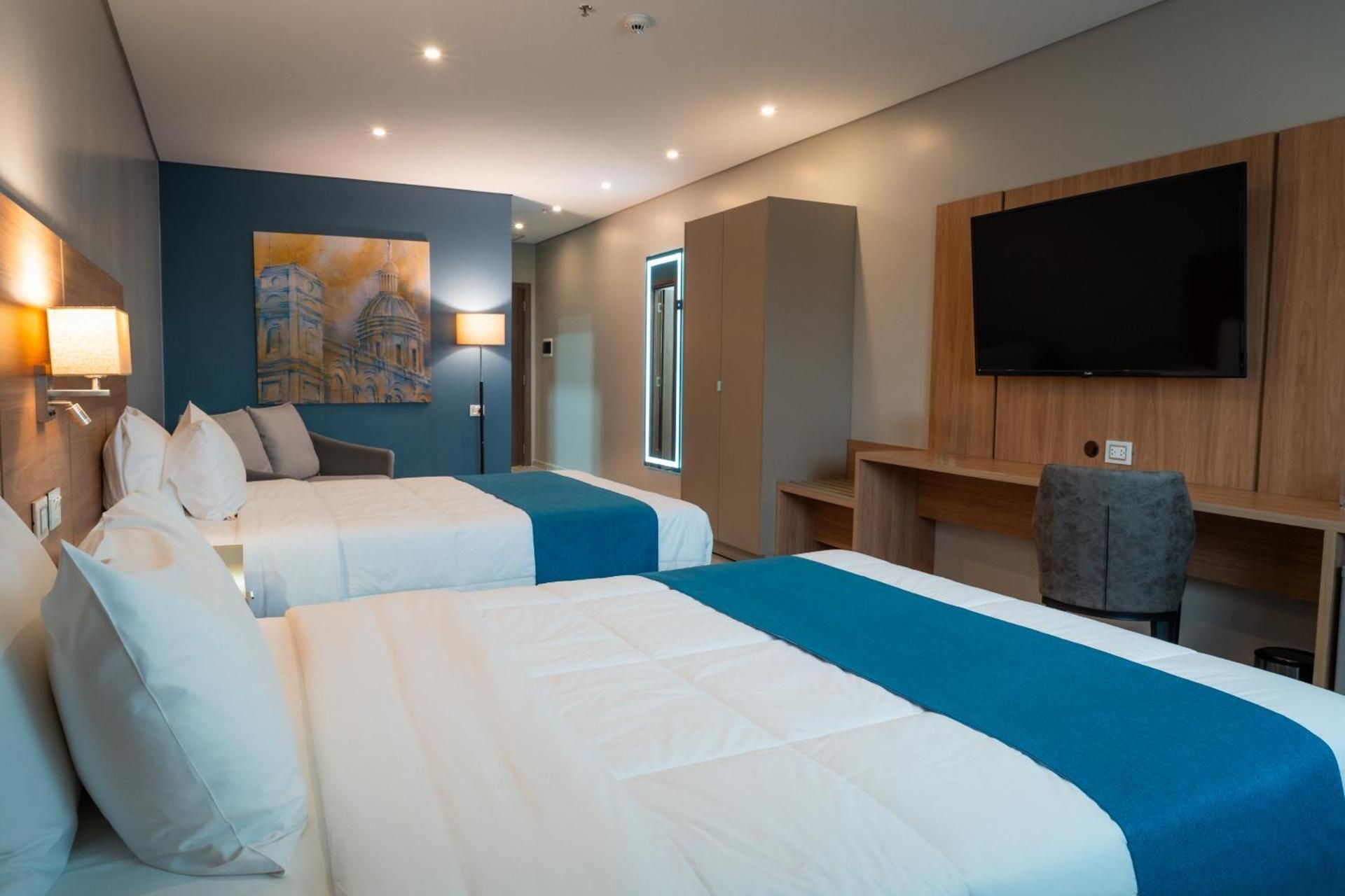 Standard, 2 Double Beds, Non-Smoking