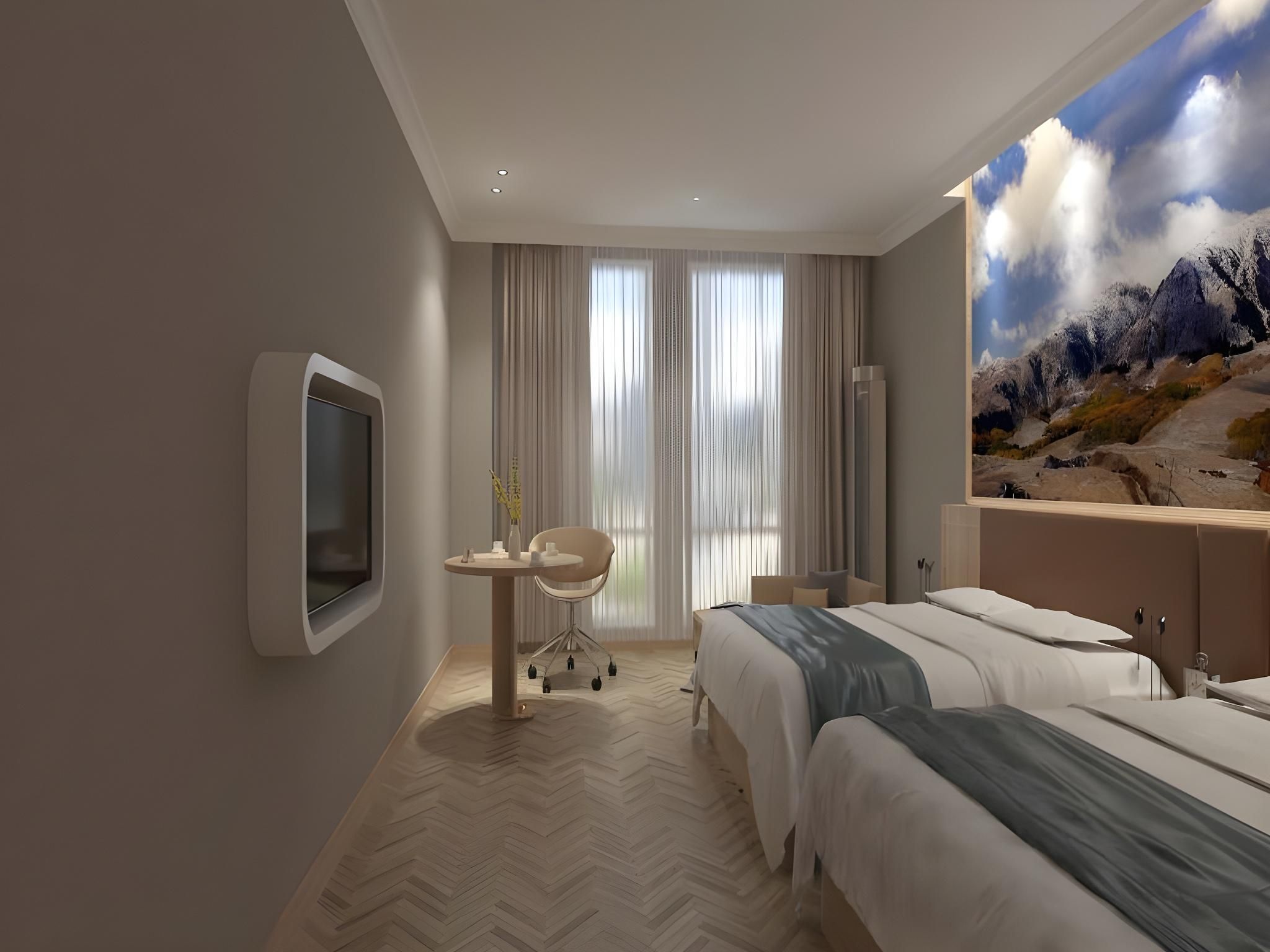 GTI - Twin Room, Light Luxury Style