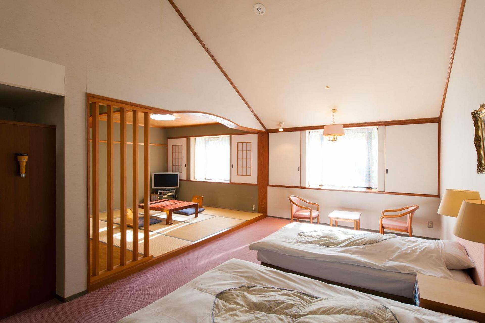 Family Room with Shared Bathroom