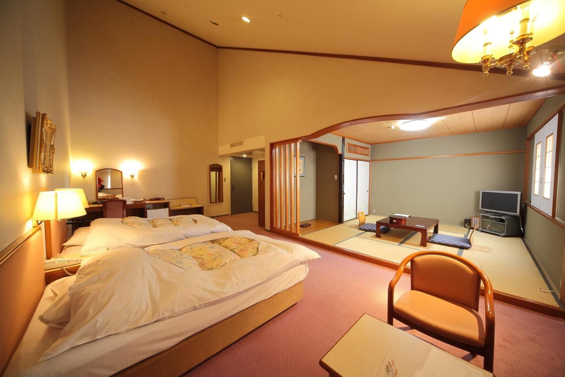 Family Room with Shared Bathroom