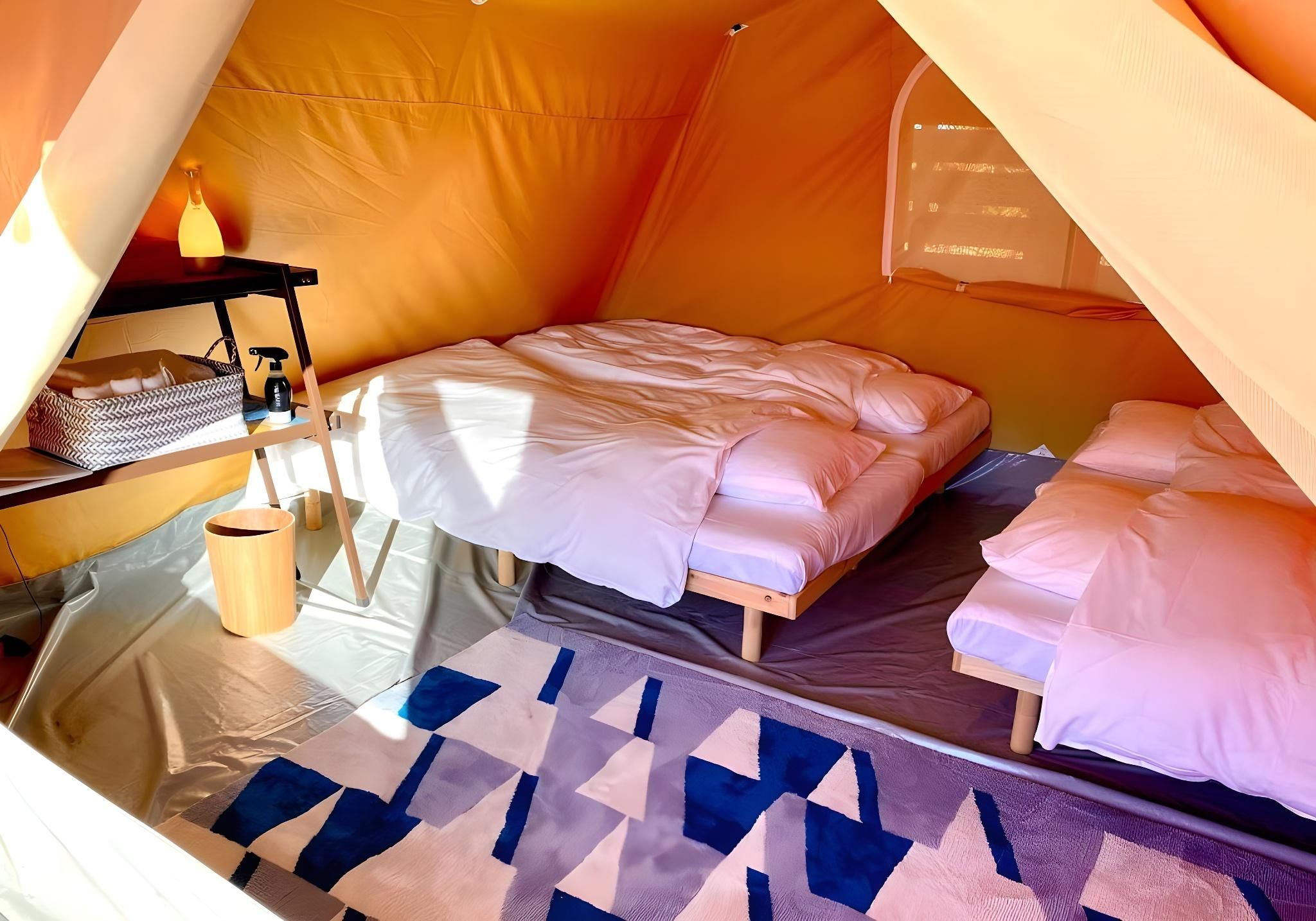 Tent with Shared Bathroom