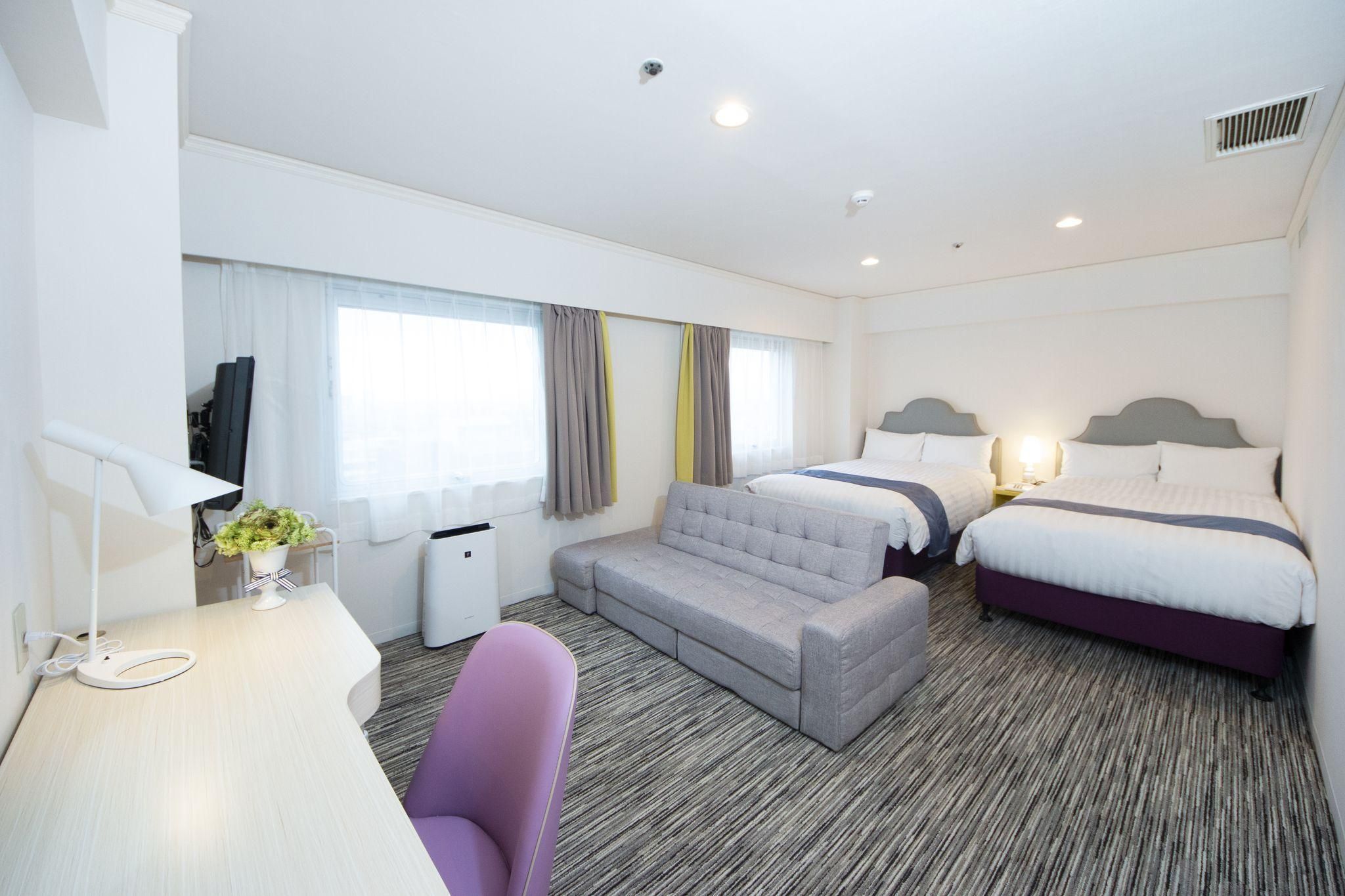 2 Double Beds Premier Room Non-Smoking