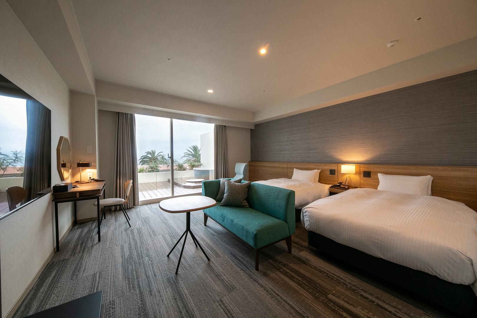 Western Style Room with Open-Air Bath