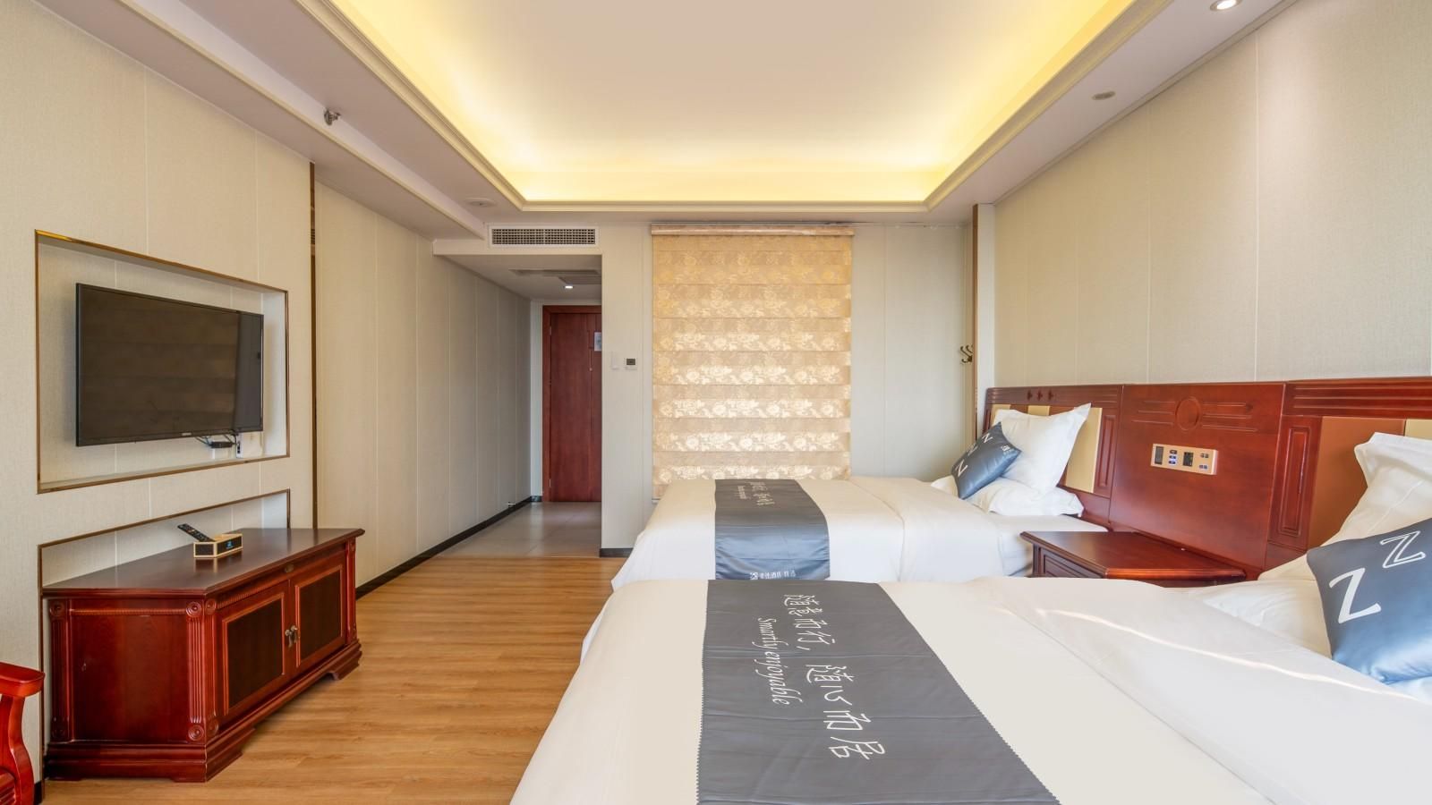 Sucha Hotel Shangwang Xinyi Xinxing Road High-class twin-bed room in Xian 3