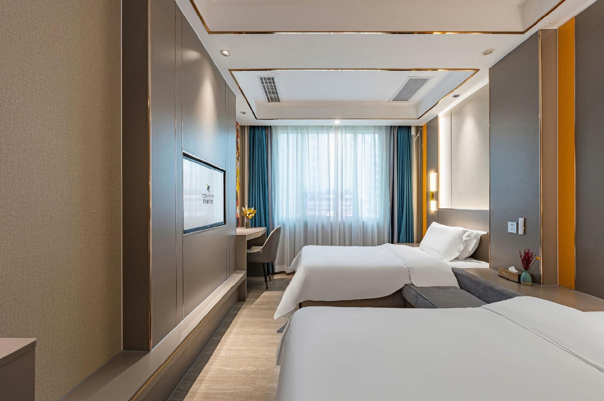 Rezen Select Hotel Meizhou Meijiang Wanda Plaza Twin Deluxe 2
