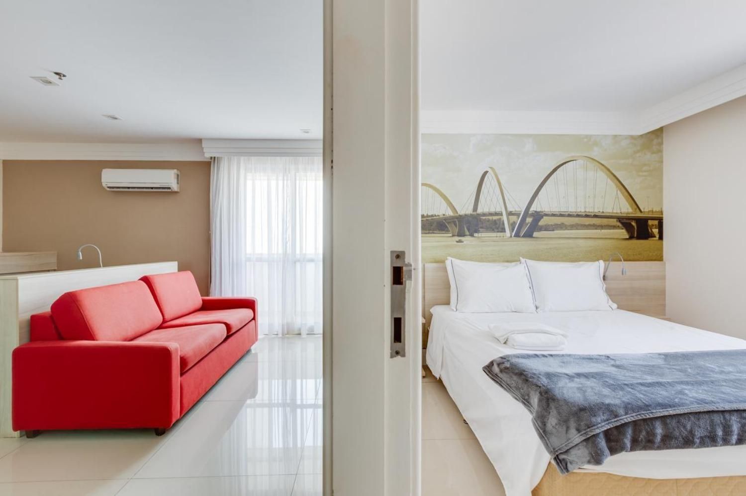 One-Bedroom Apartment with Balcony