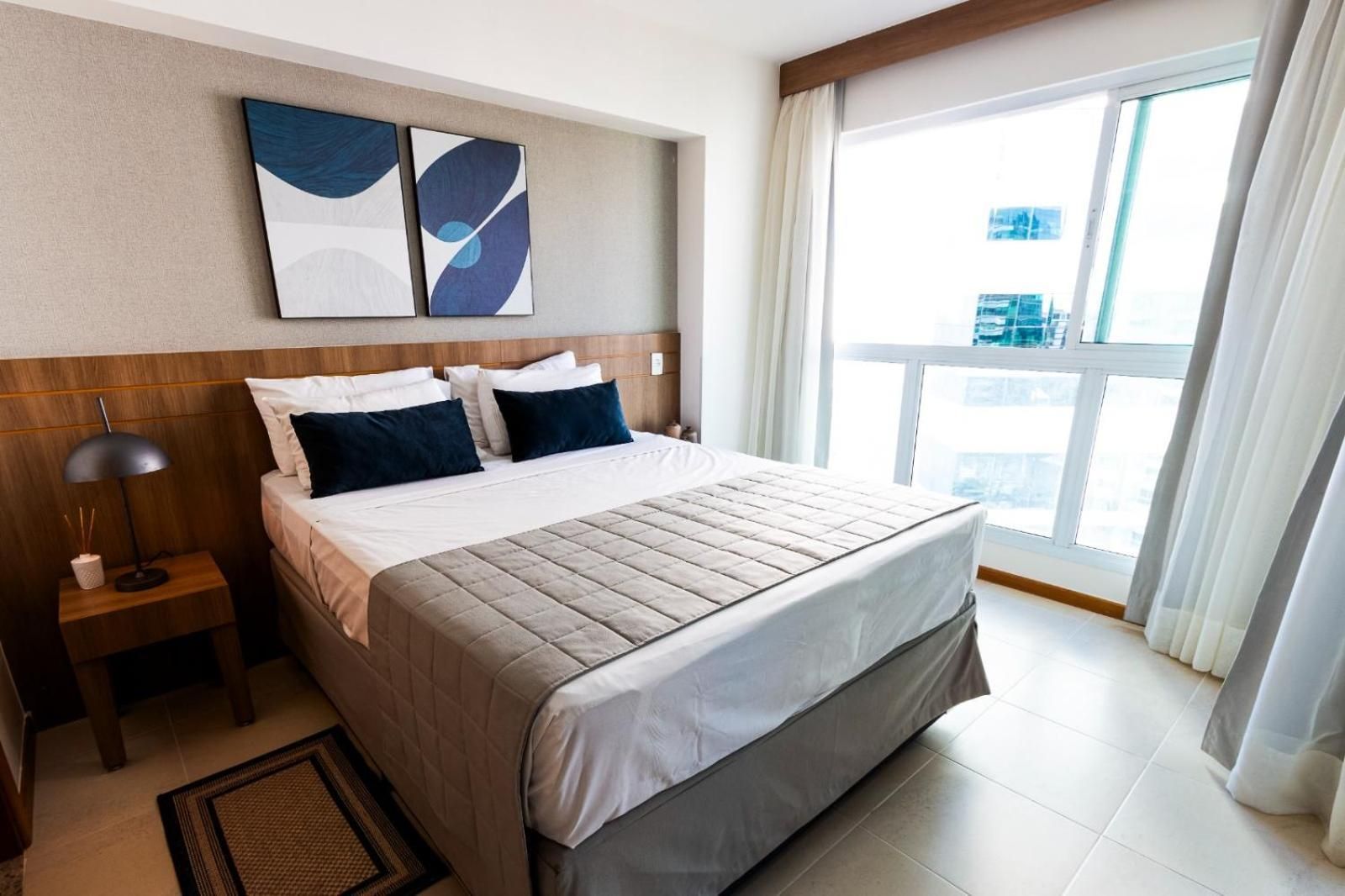 Deluxe One-Bedroom Apartment with City View