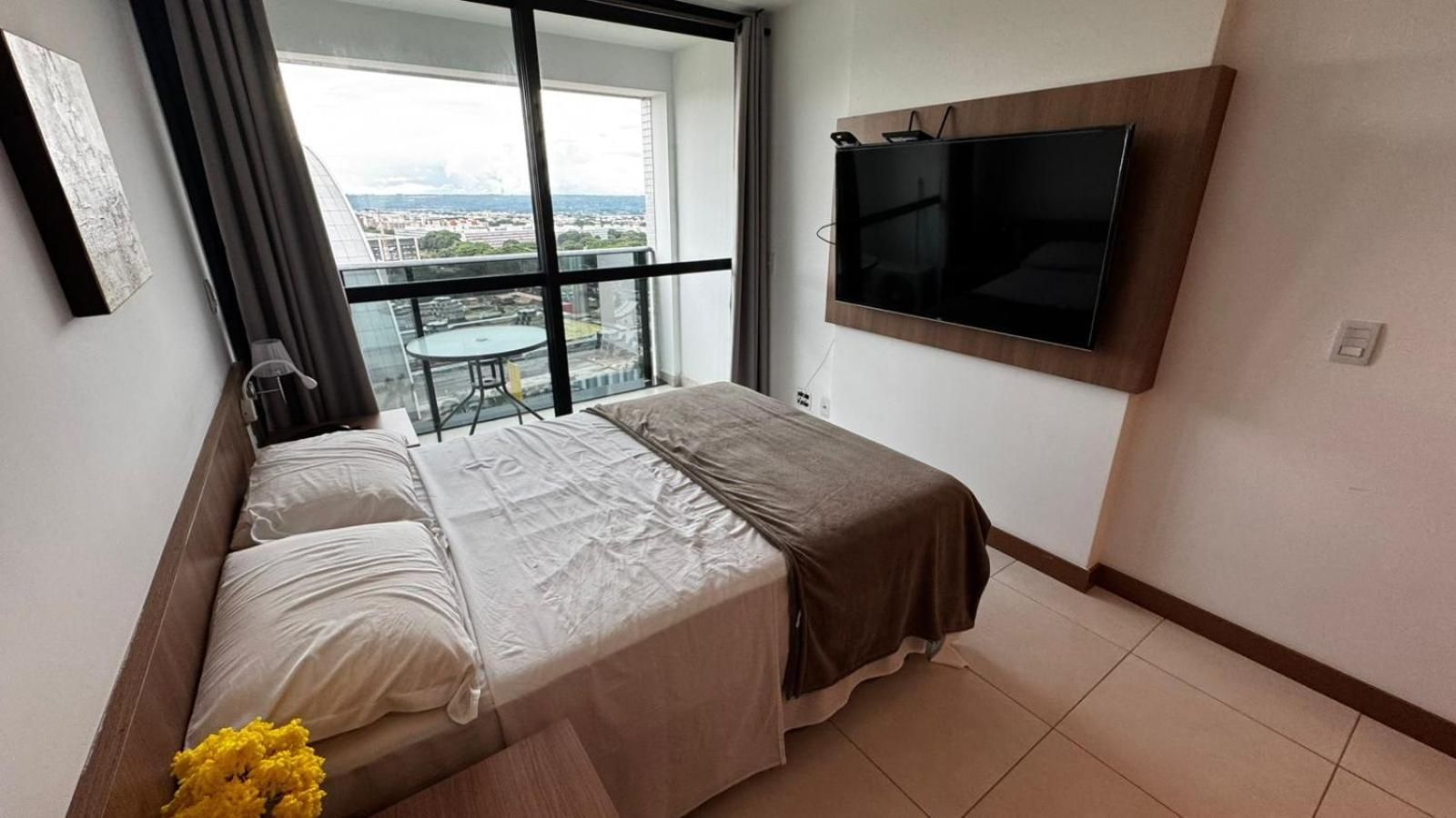 Deluxe One-Bedroom Apartment with City View
