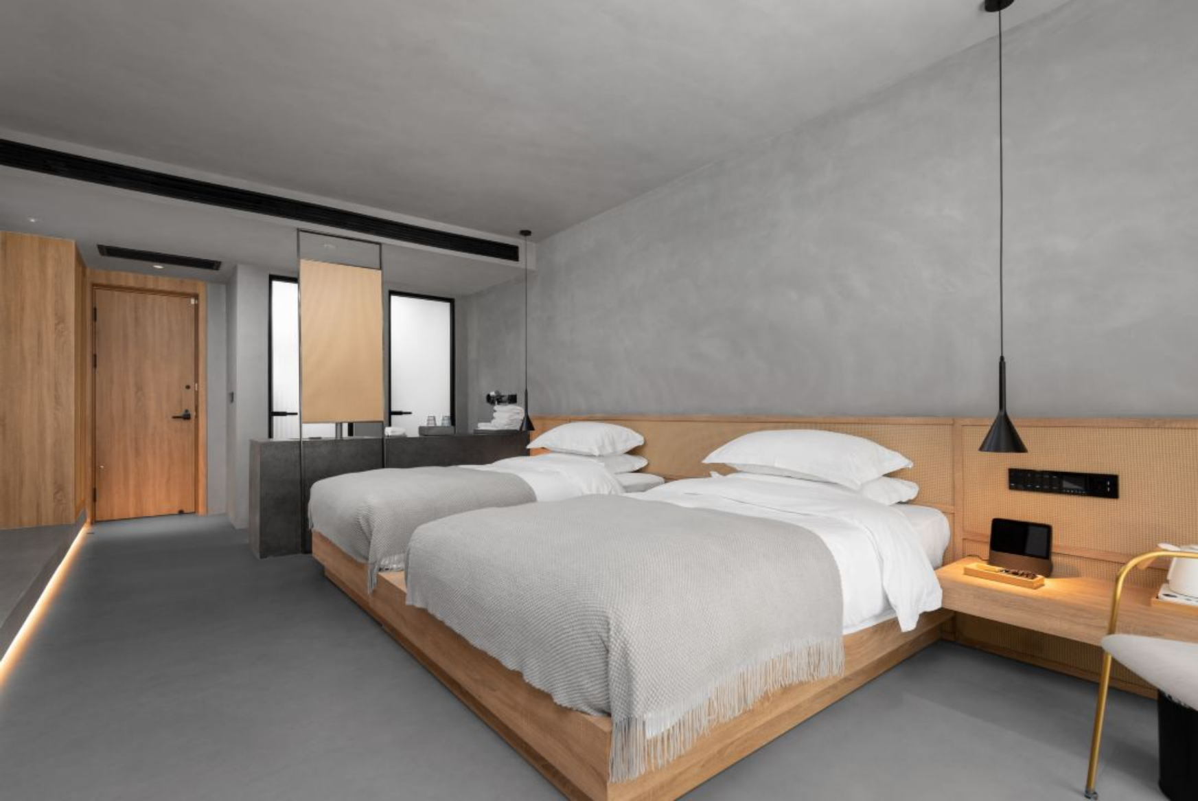 Courtyard Twin Room with Balcony