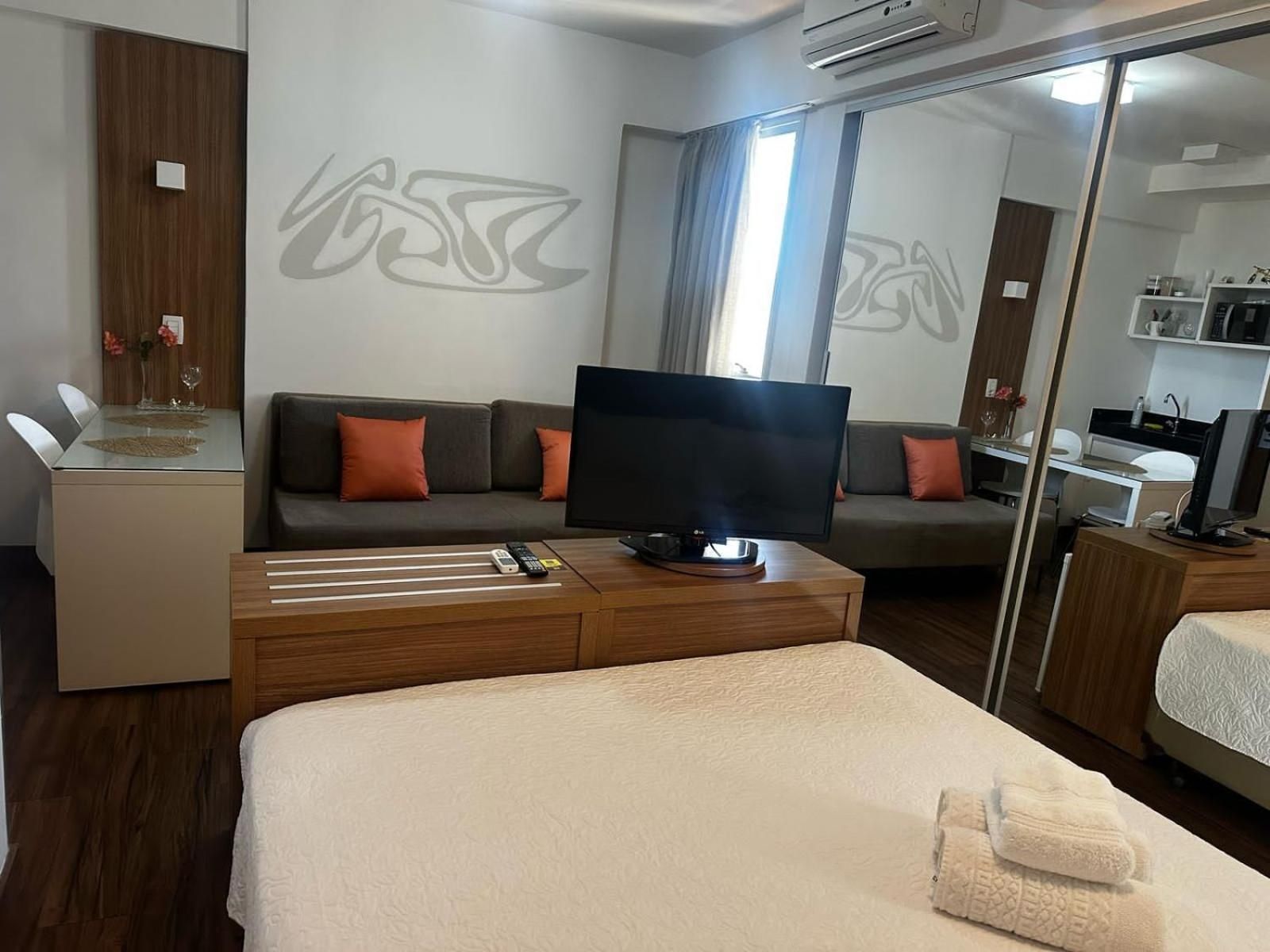 Deluxe One-Bedroom Apartment with City View