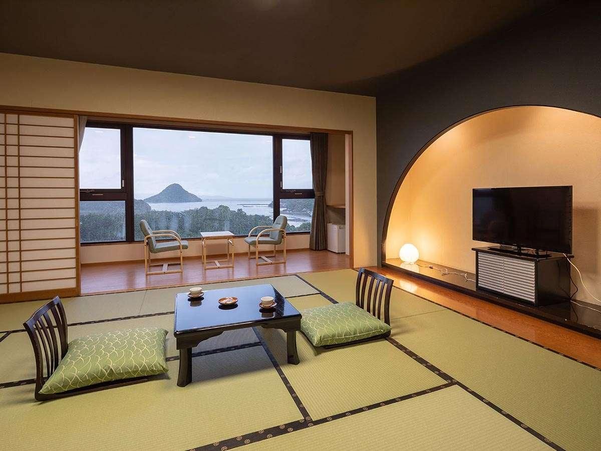 Sea Side Superior Japanese-Style Room with 12 Tatami, Indoor Bath, Non-Smoking