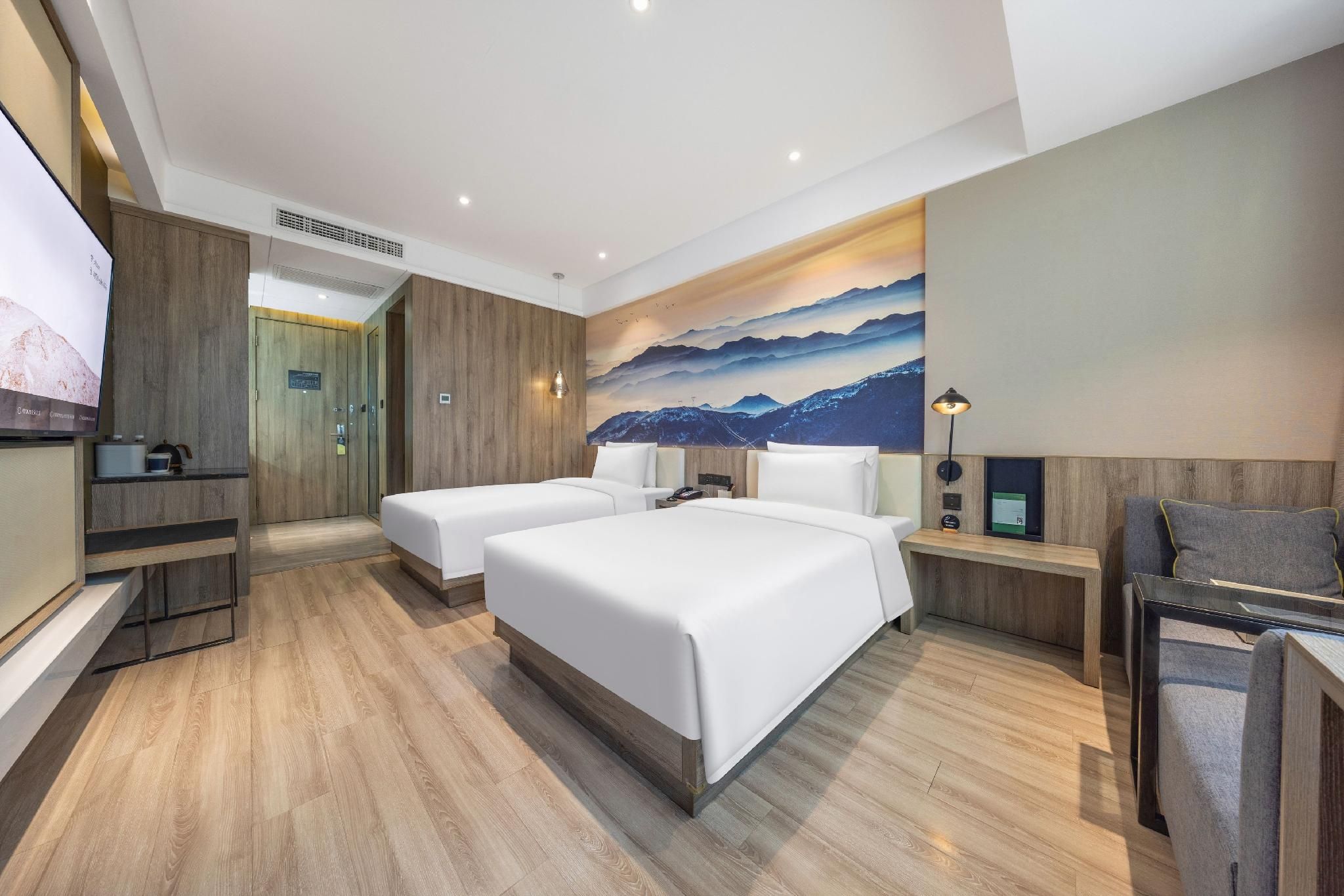 Atour Hotel Zhangjiakou High-Speed Railway Station 2 Bed Twin Superior Room