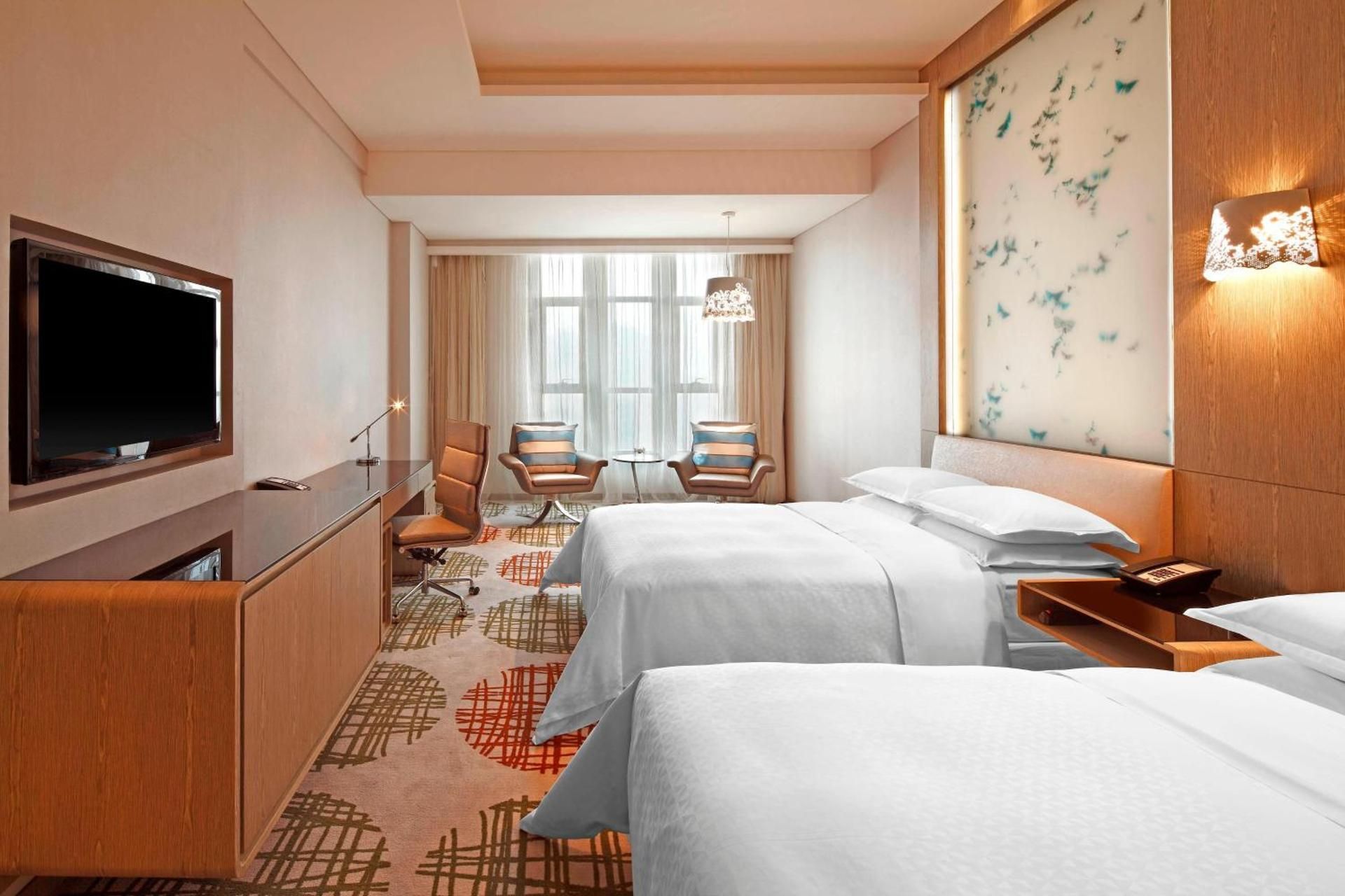 Four Points by Sheraton Luohe Four Points twin room, Guest room, 2 Twin, Garden view