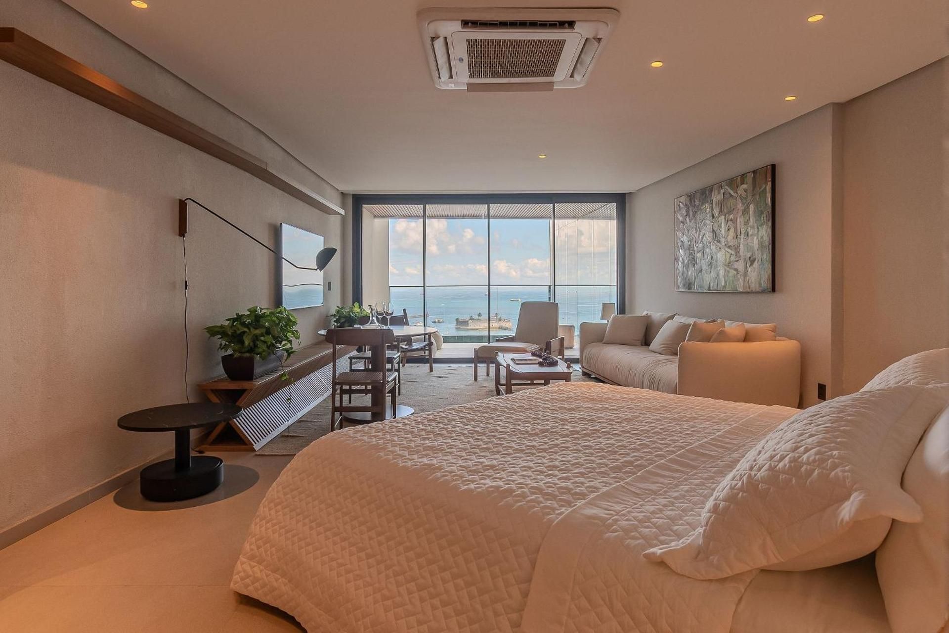 Studio with Pool View