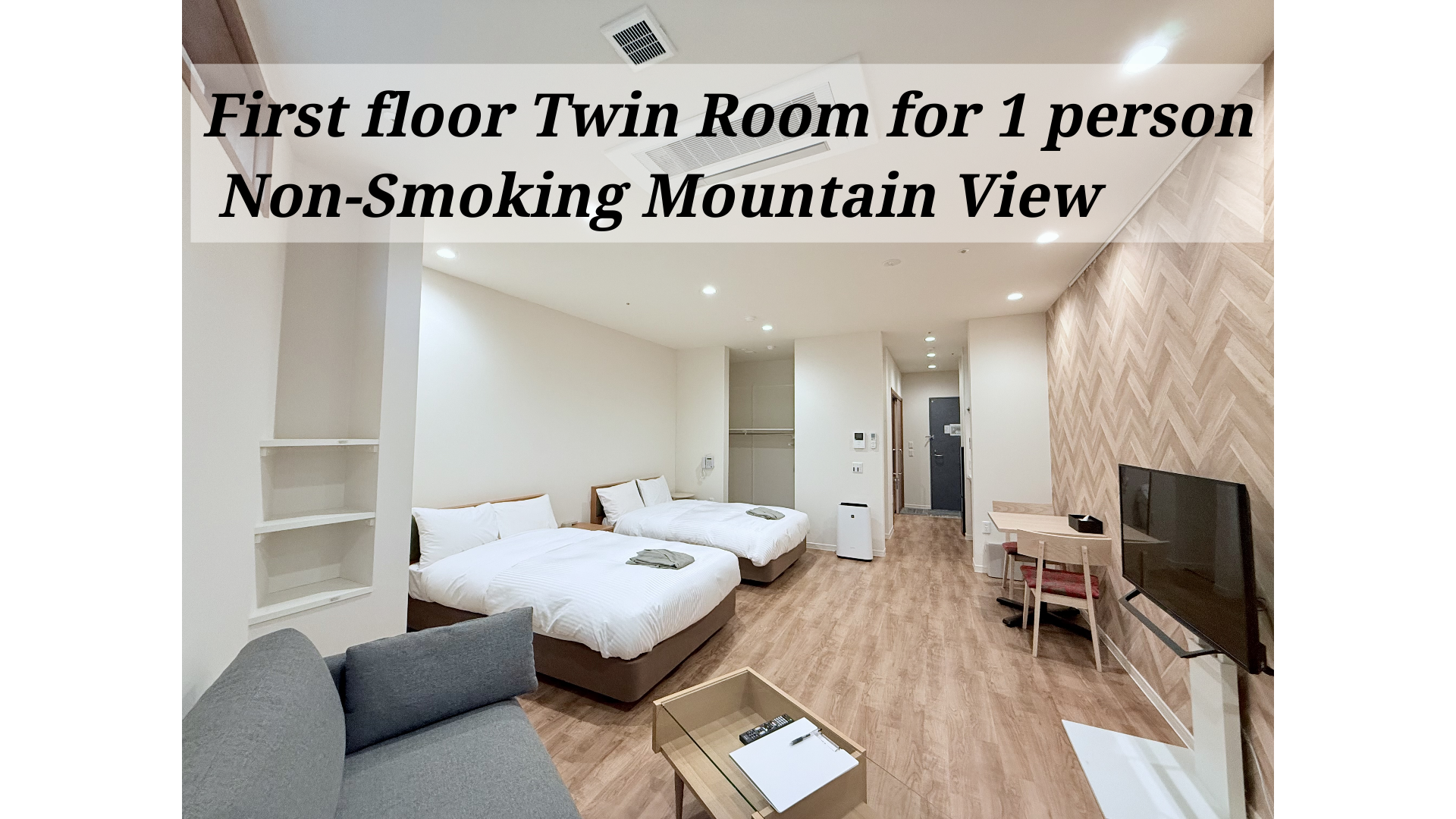 Twin Room A for 1 Person - Non-Smoking