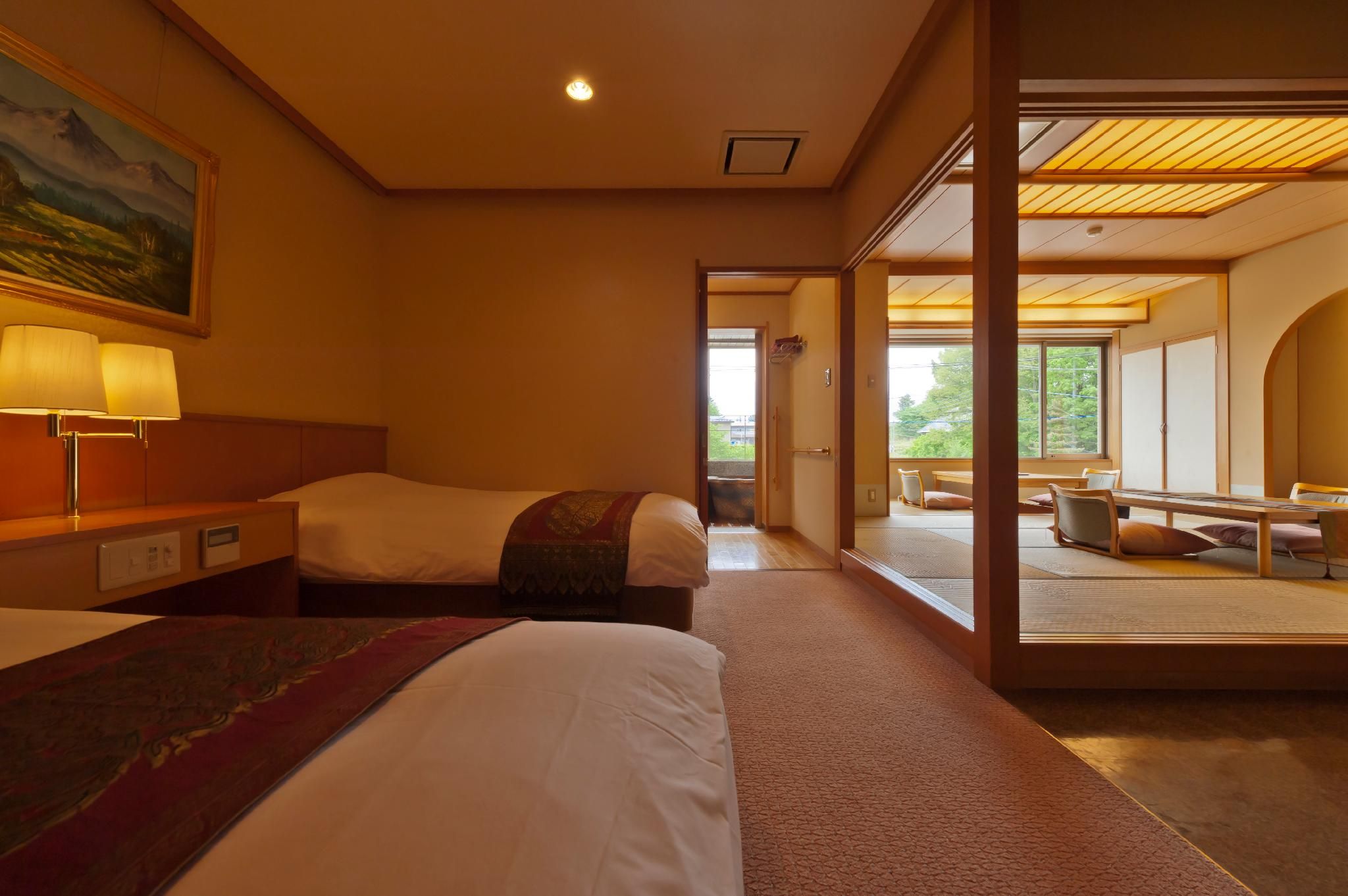 2nd-3rd Floor Mount Fuji View Japanese-Western Style Room with Bath