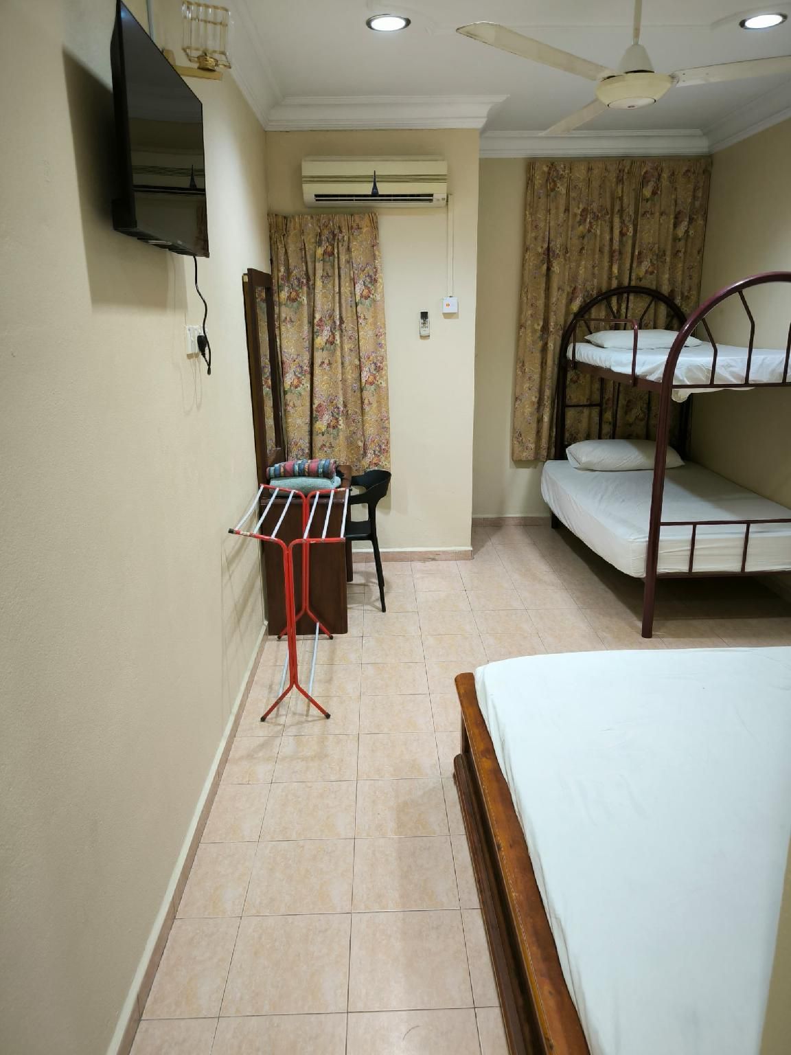 Triple - Room With A Large Bed And A Bunk Bed