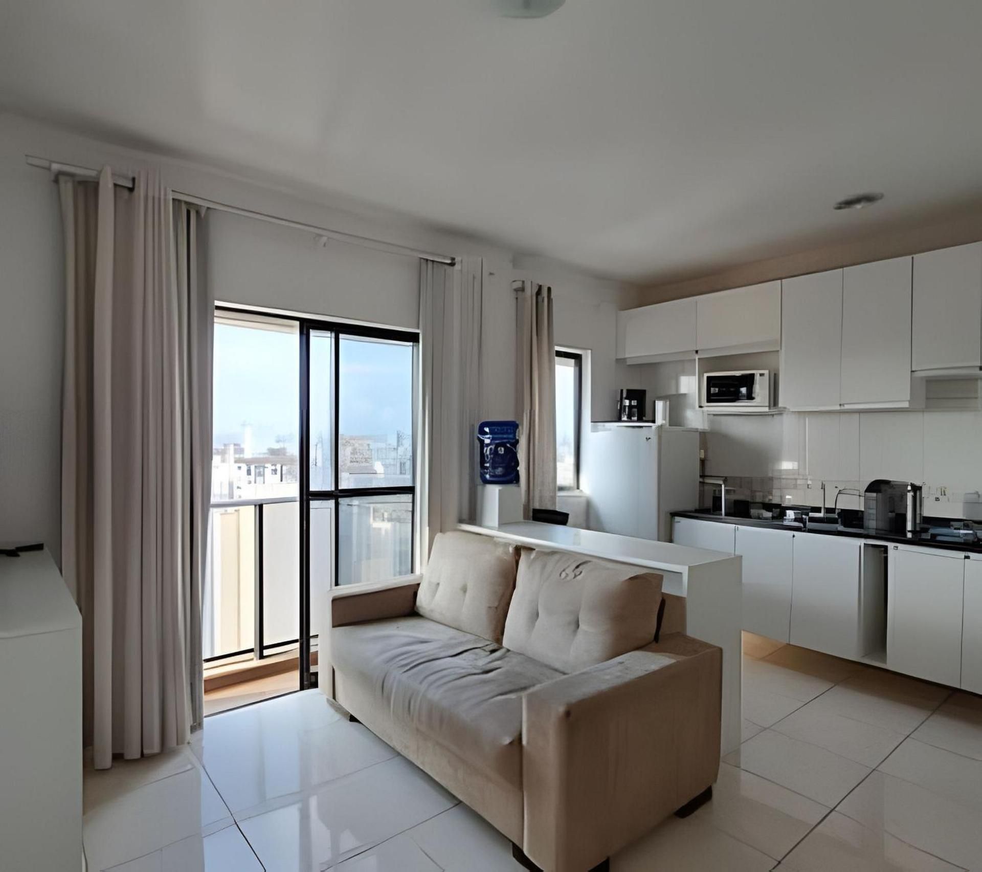 One-Bedroom Apartment with Balcony and City View