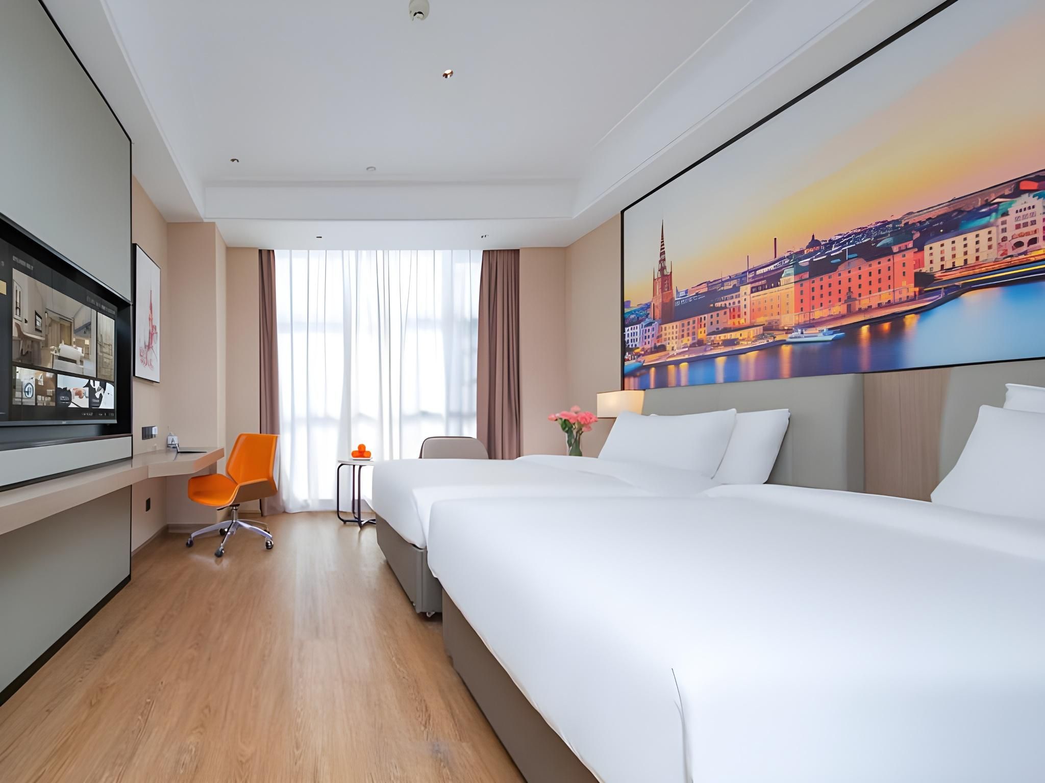 Vienna International Hotel 5.0 Jingzhou Shishou Caizhi Cultural Plaza Vienna - JIANKANG Twin Room